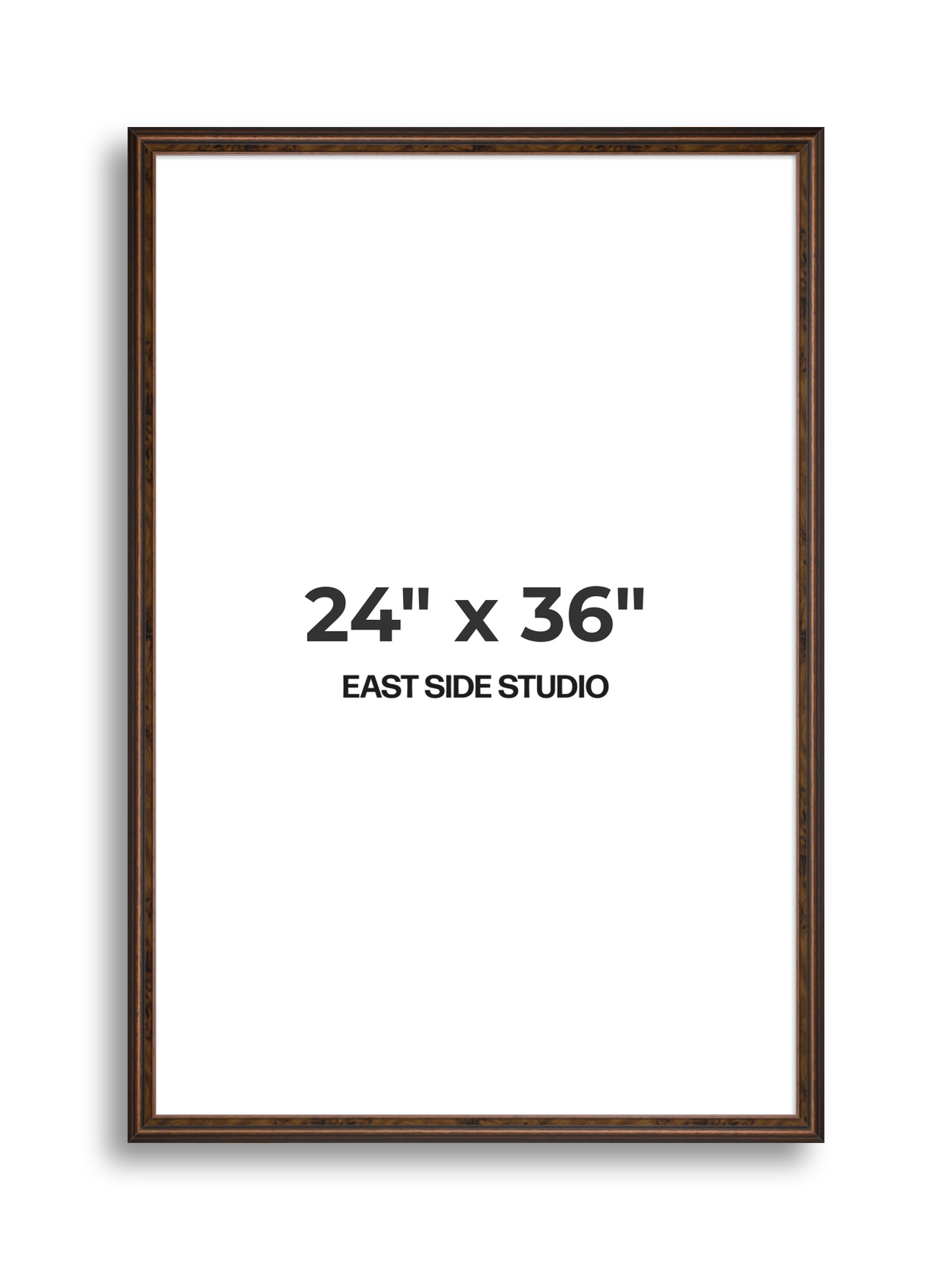 Walnut 24" x 36" picture frame