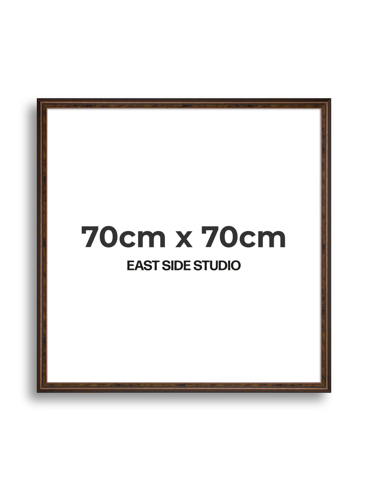 Walnut 70cm x 70cm picture frame