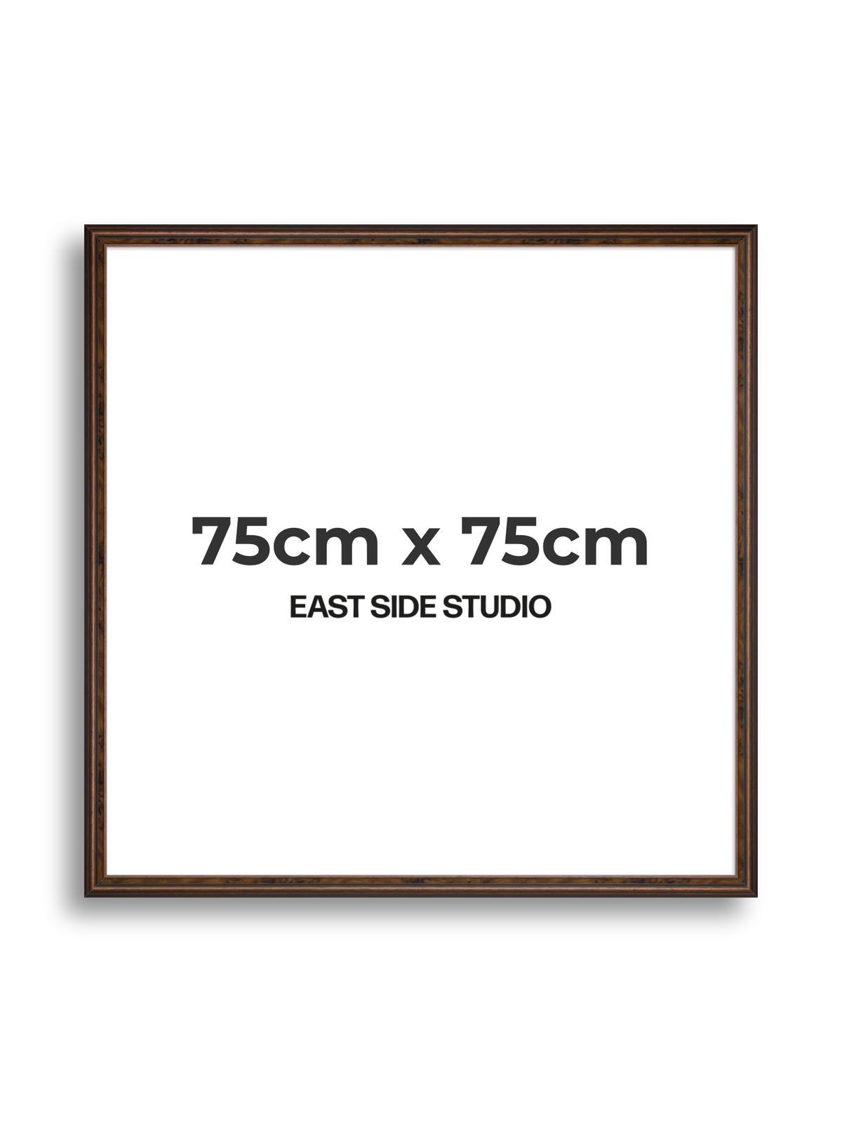 Walnut 75cm x 75cm picture frame
