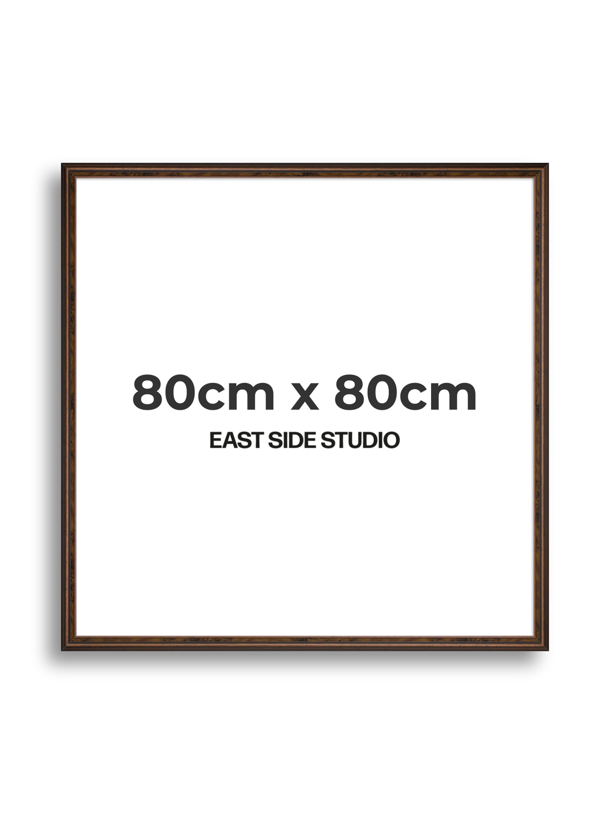 Walnut 80cm x 80cm picture frame