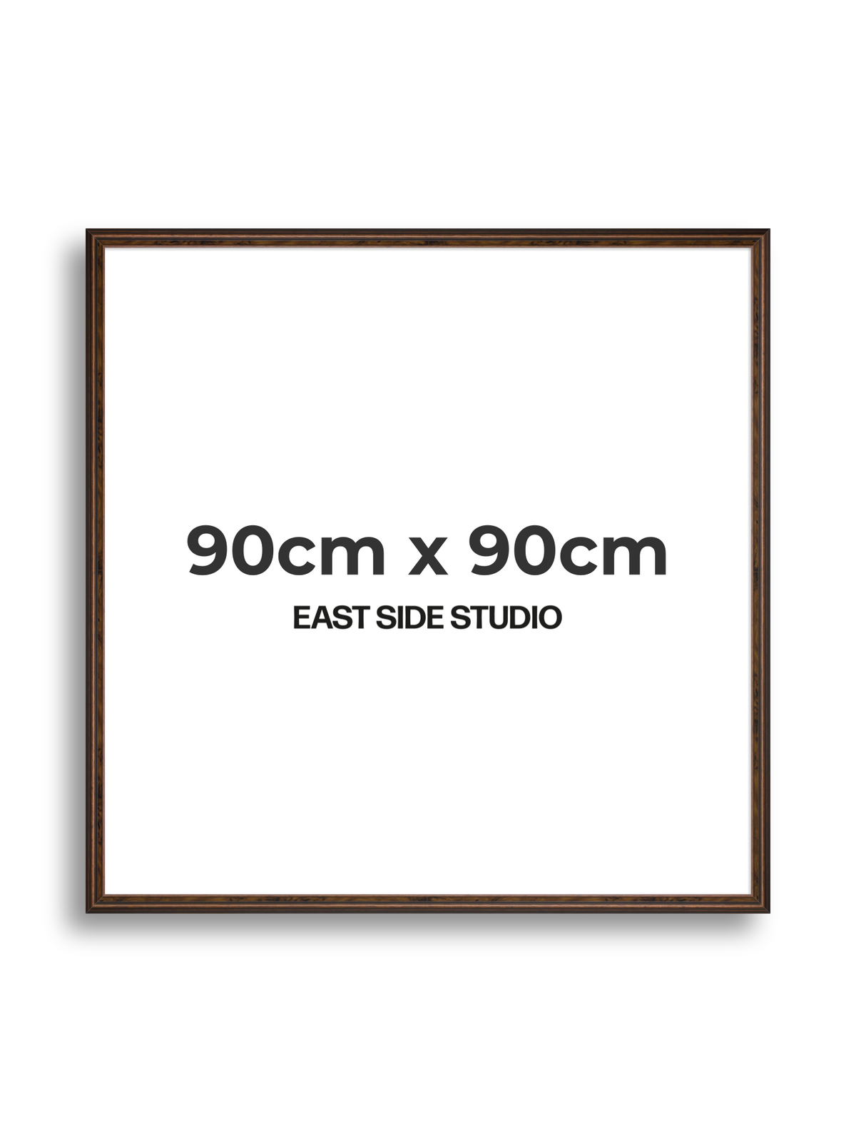 Walnut 90cm x 90cm picture frame