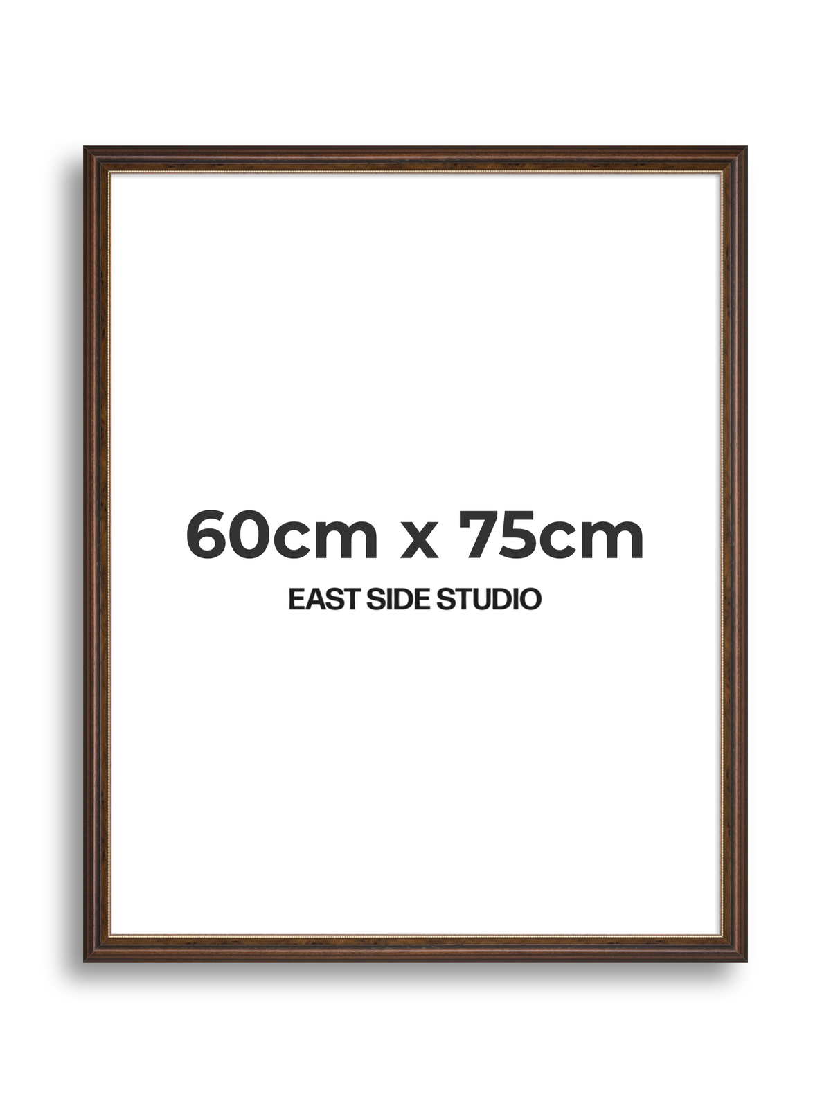 Beaded Walnut 60cm x 75cm picture frame