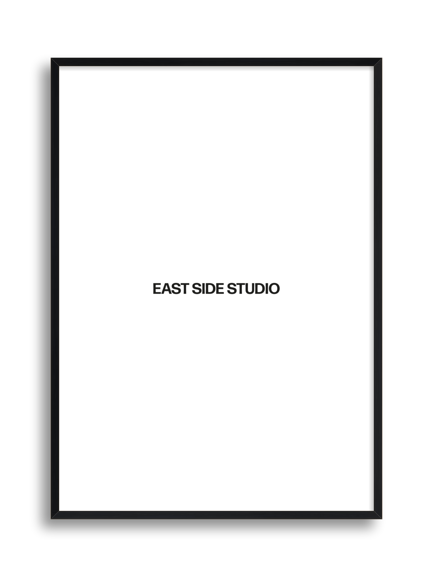 Black Grain - Box picture frame