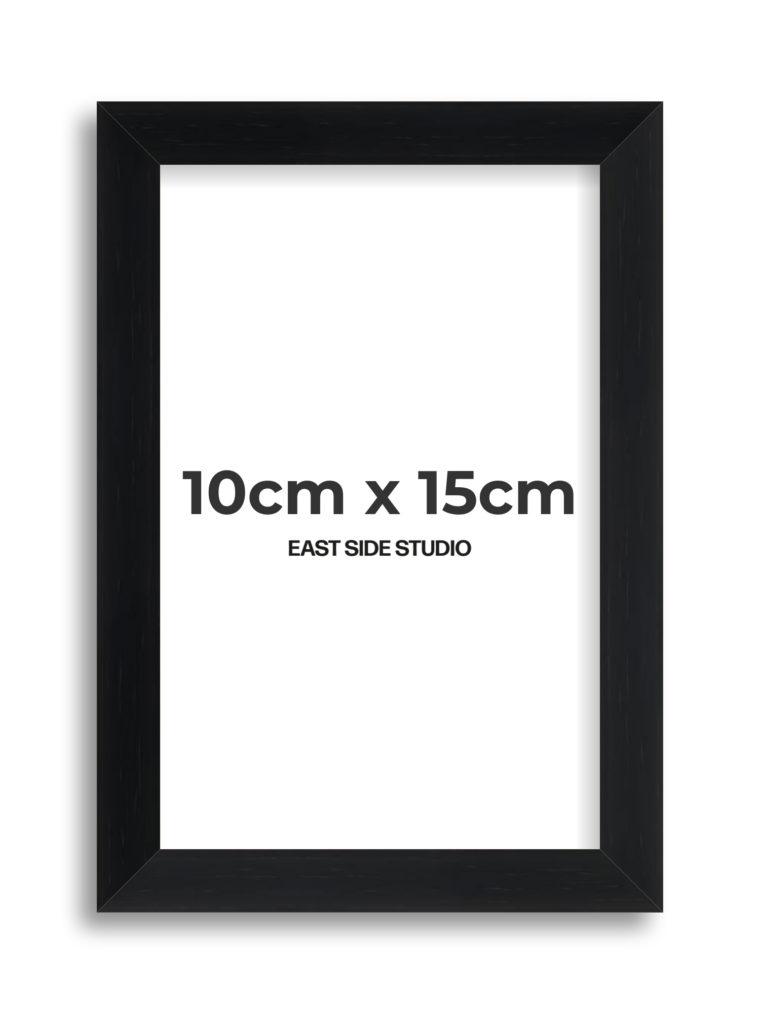 Black Grain 10cm x 15cm picture frame