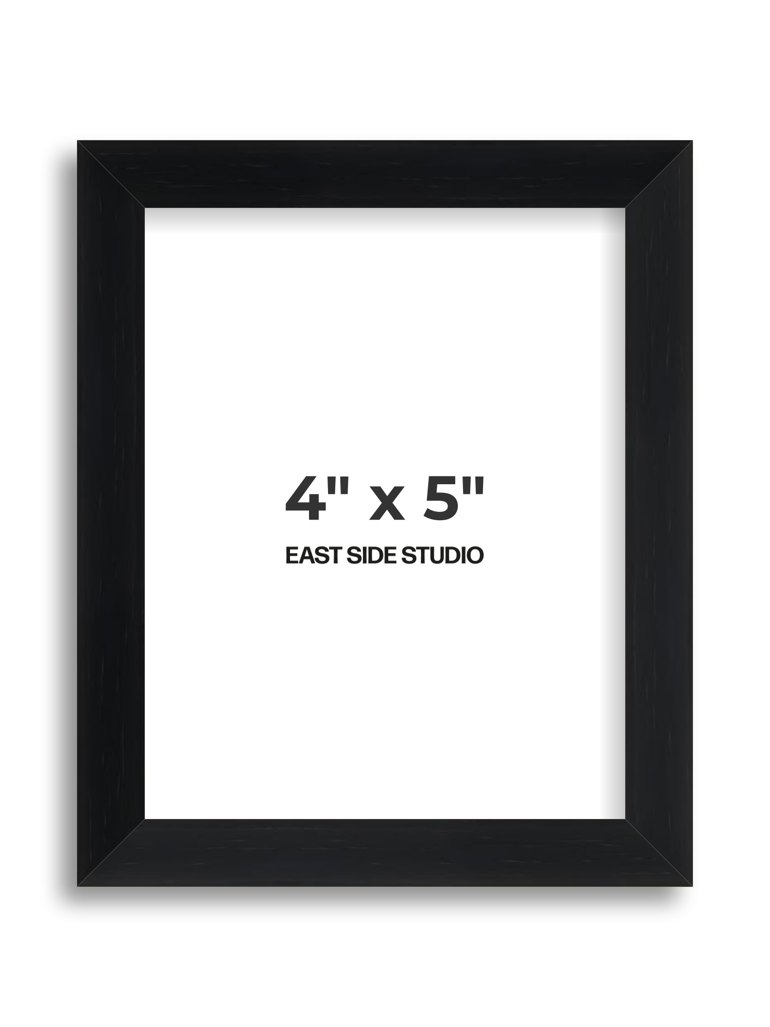 Black Grain 4" x 5" picture frame