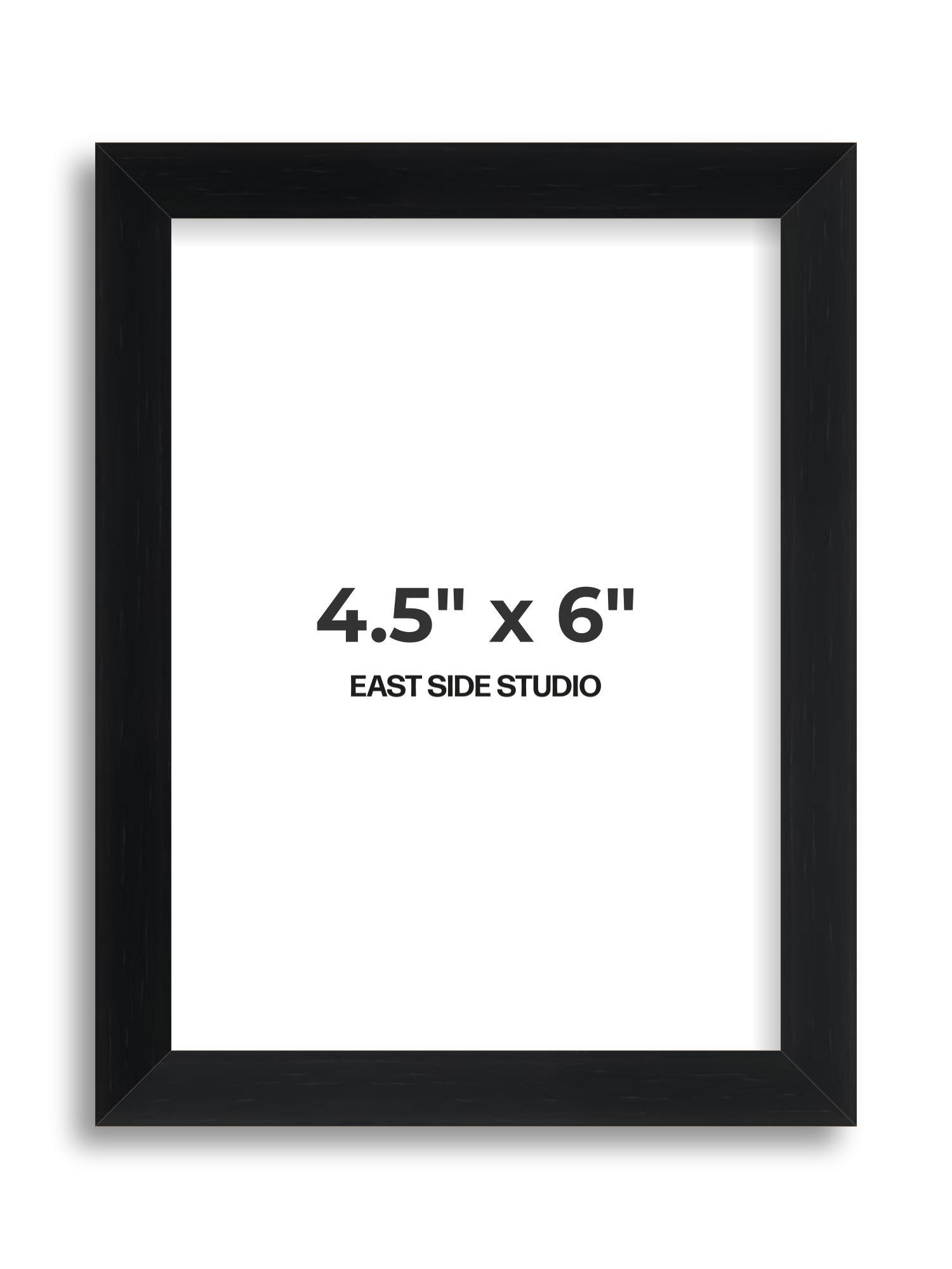 Black Grain 4.5" x 6" picture frame