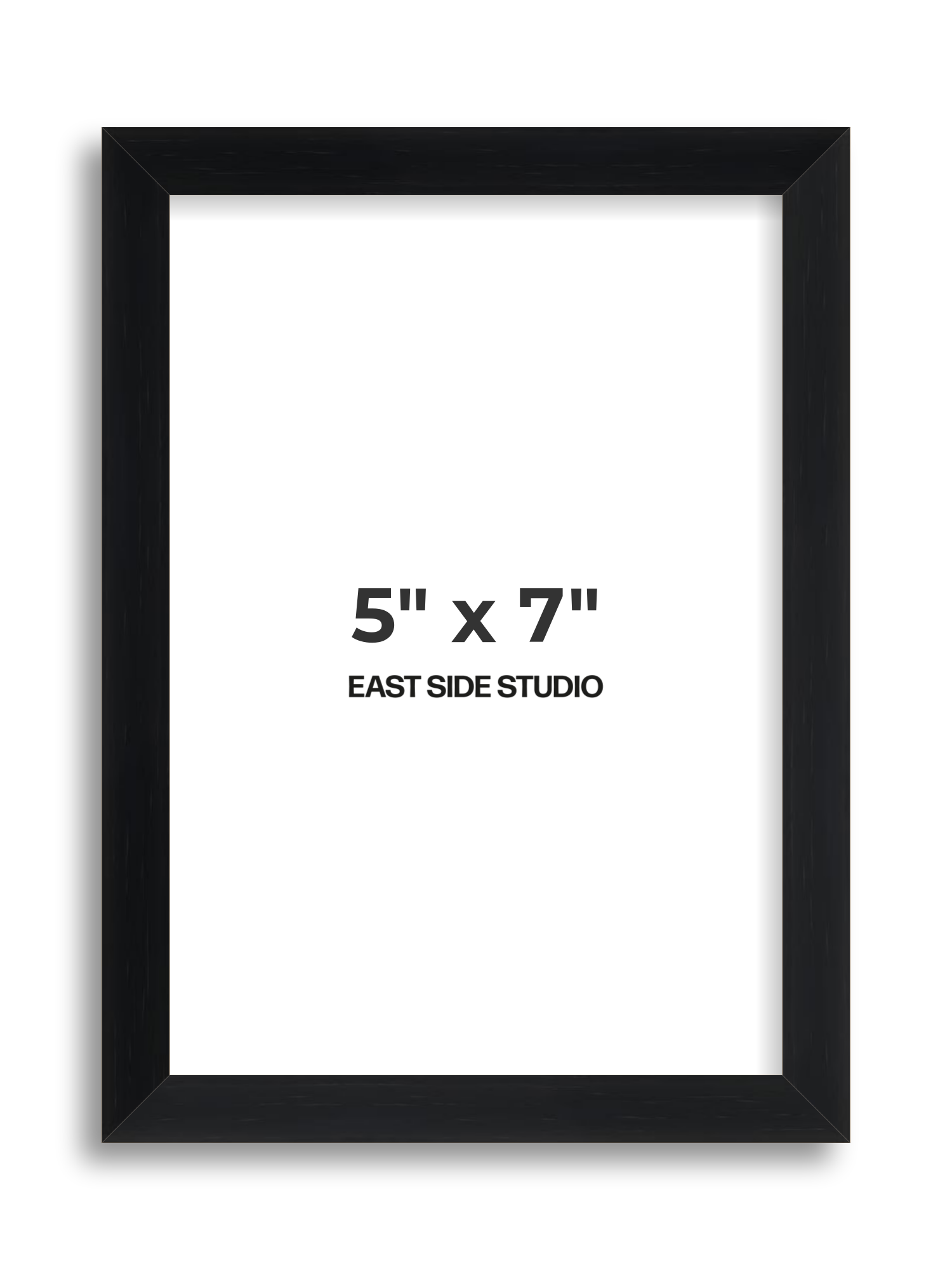 Black Grain 5" x 7" picture frame