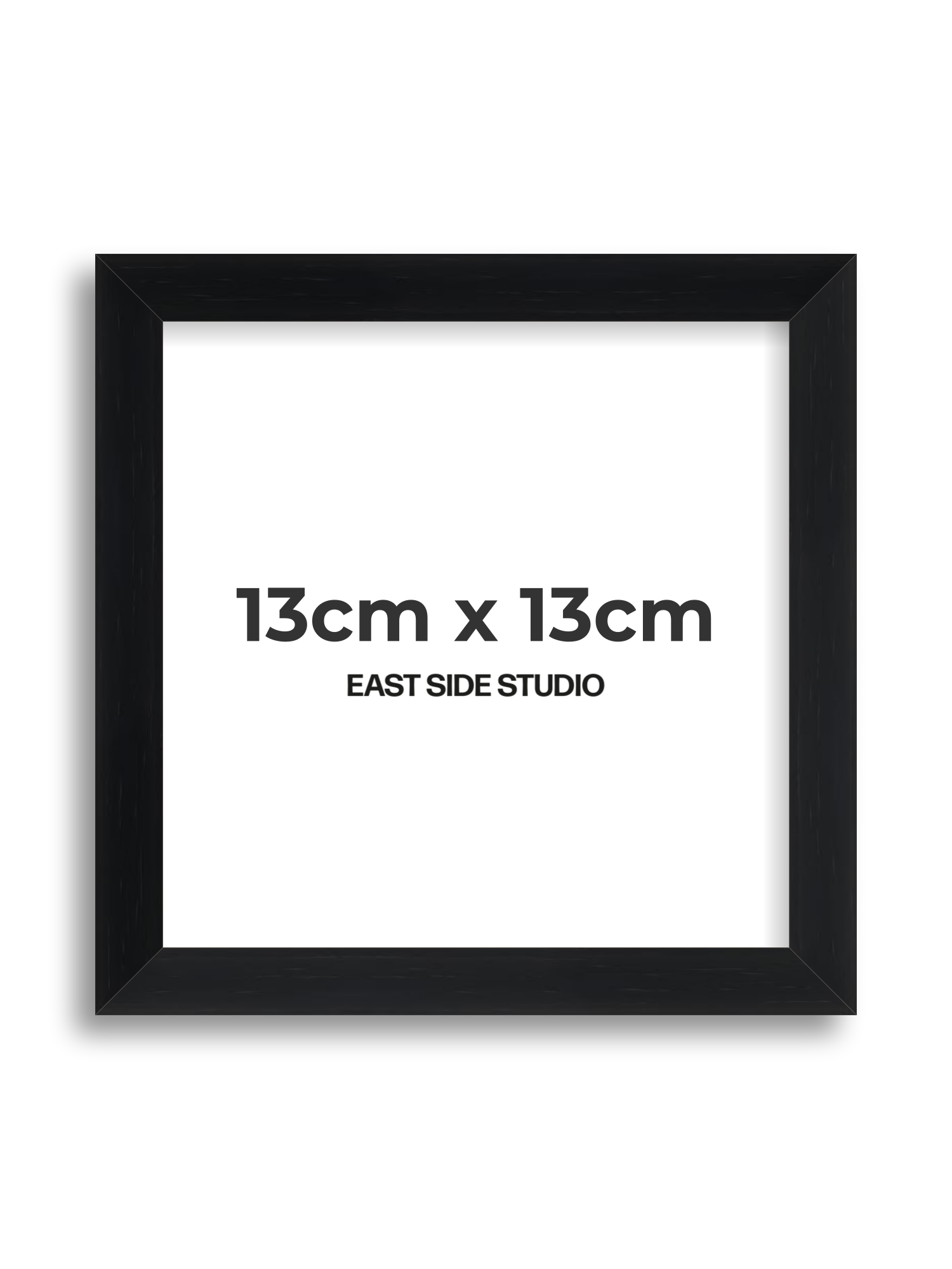 Black Grain 13cm x 13cm picture frame