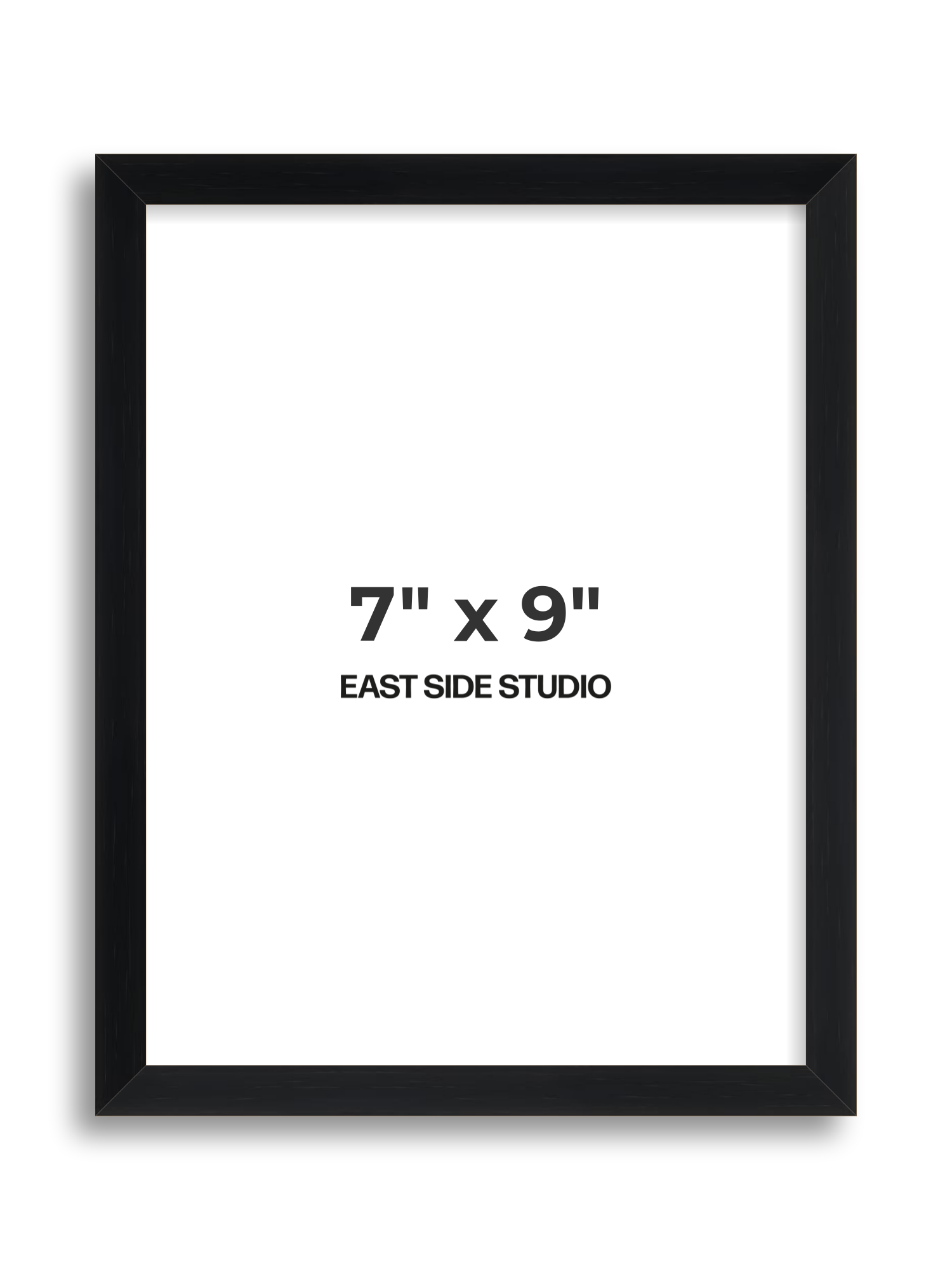 Black Grain 7" x 9" picture frame
