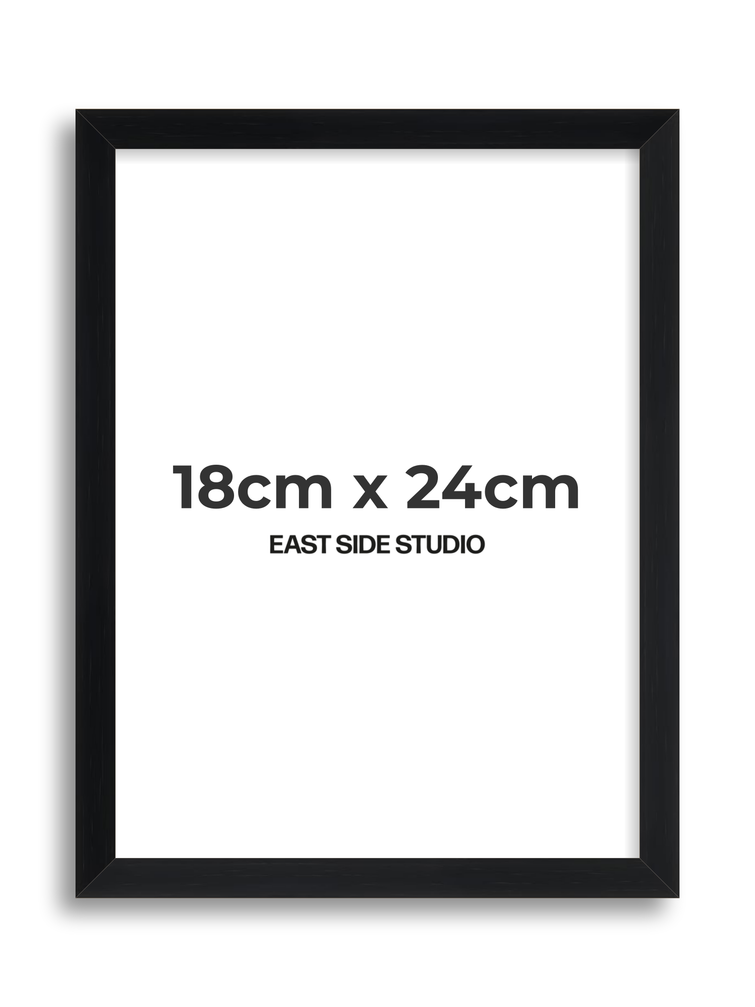 Black Grain 18cm x 24cm picture frame