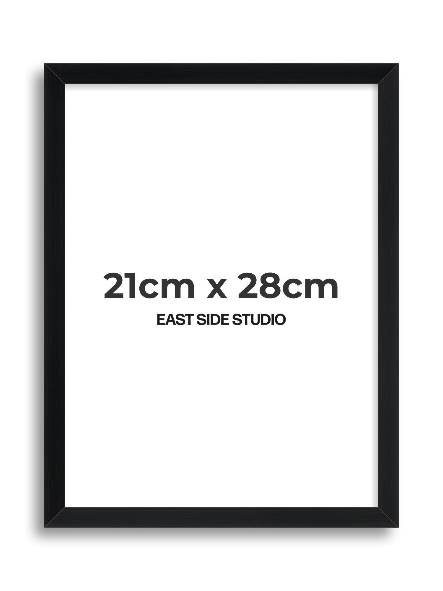 Black Grain 21cm x 28cm picture frame