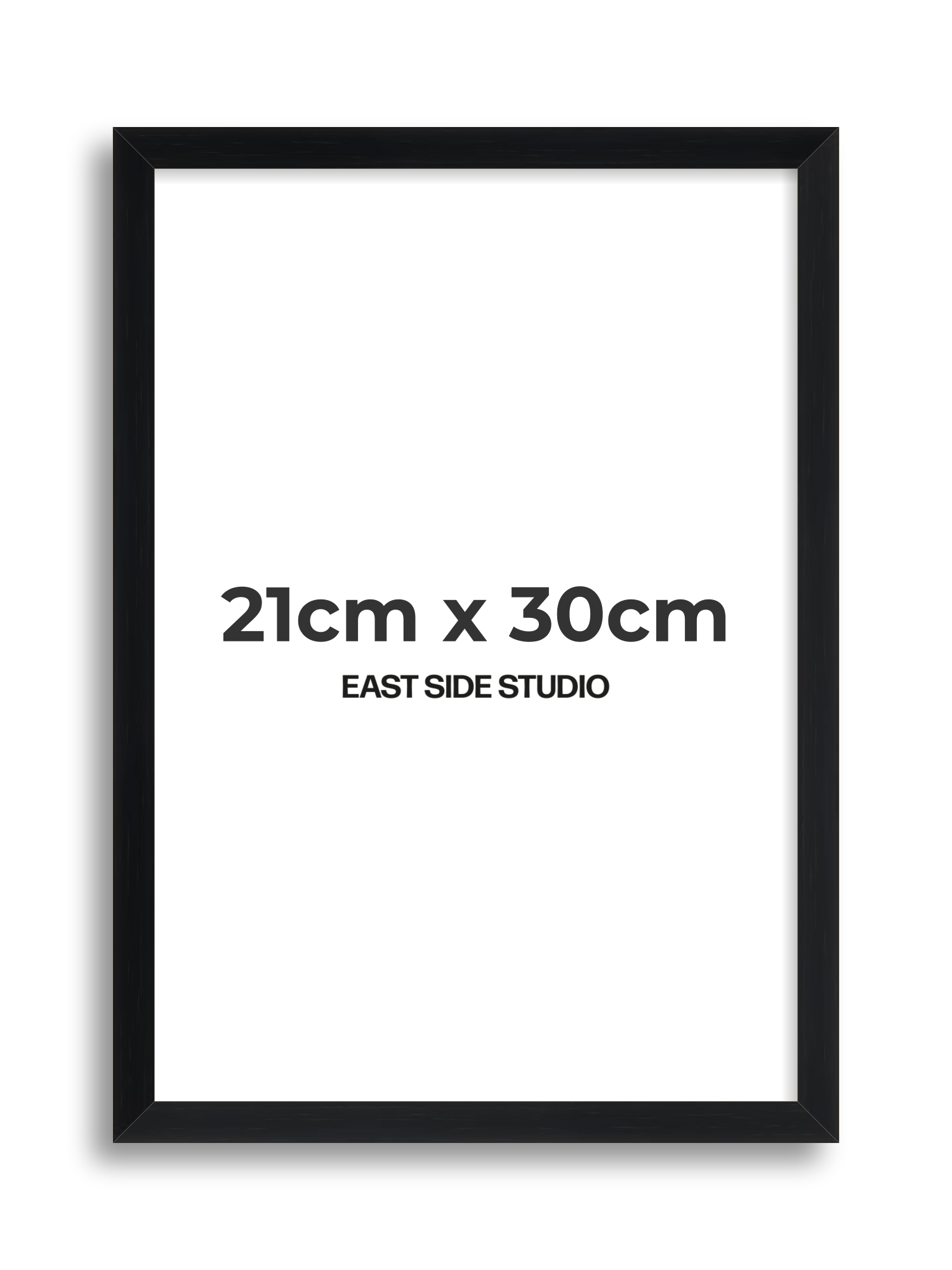 Black Grain 21cm x 30cm picture frame