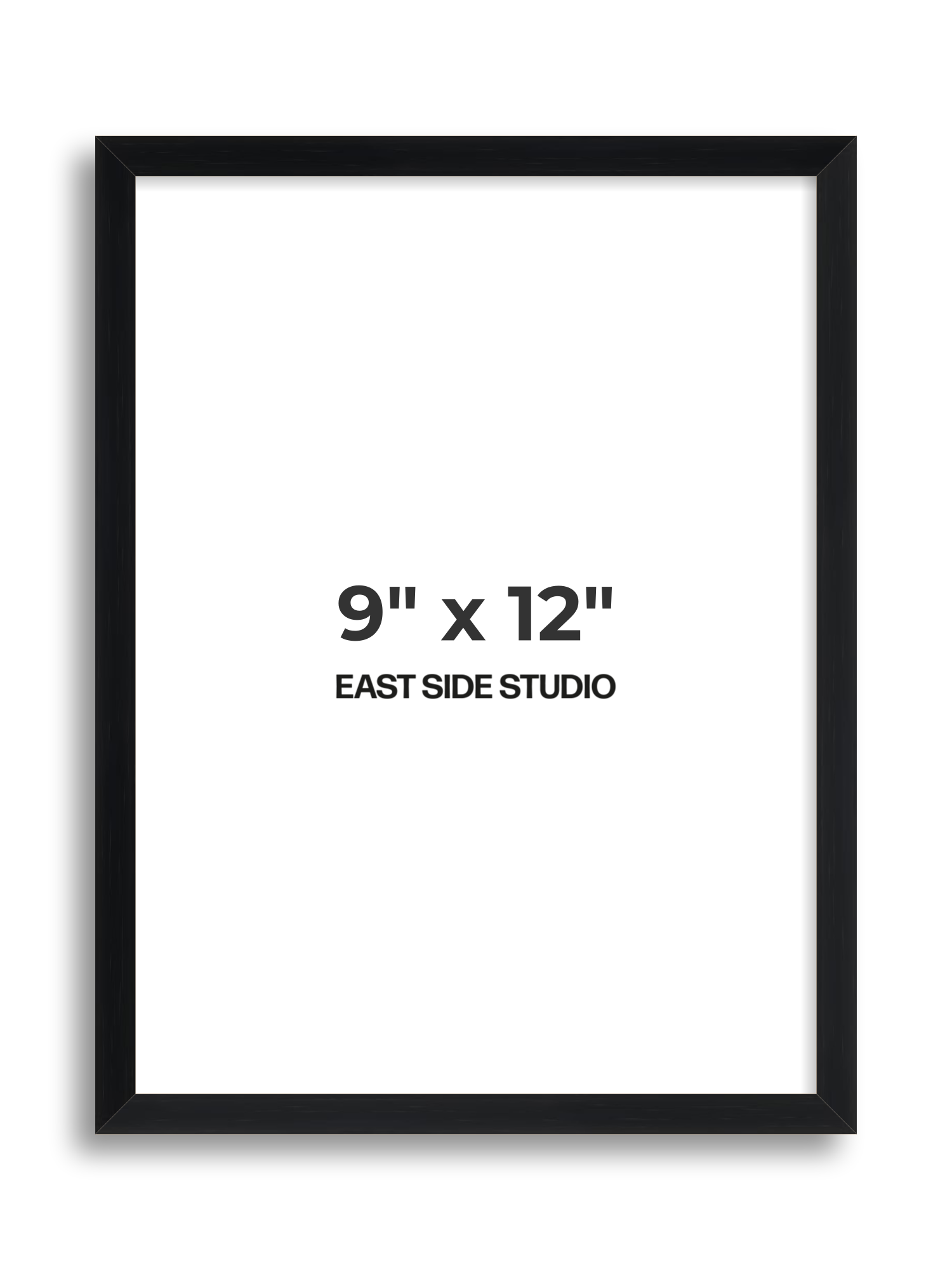 Black Grain 9" x 12" picture frame