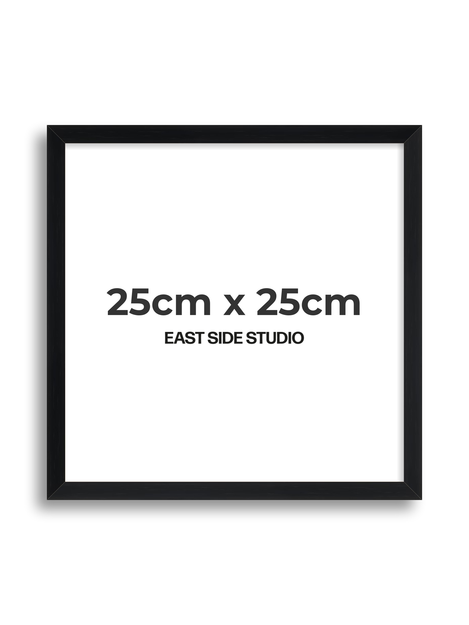 Black Grain 25cm x 25cm picture frame