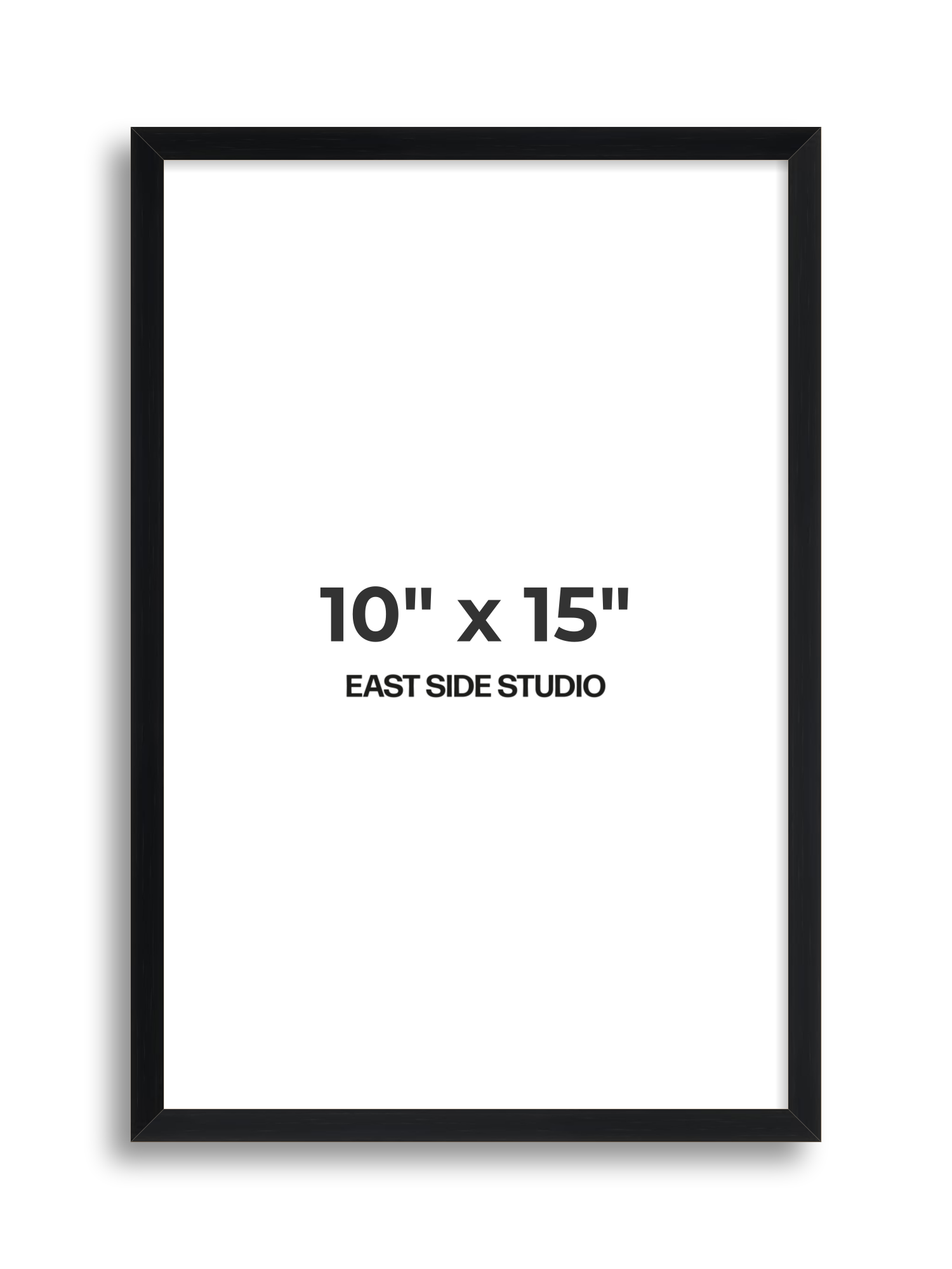 Black Grain 10" x 15" picture frame