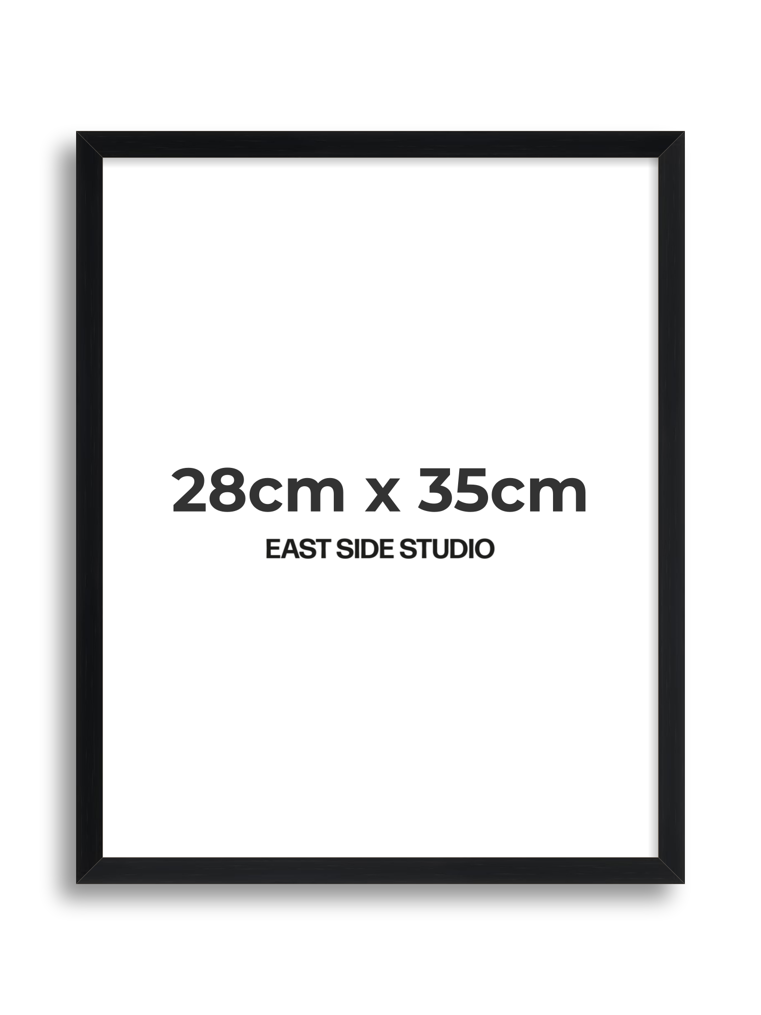 Black Grain 28cm x 35cm picture frame