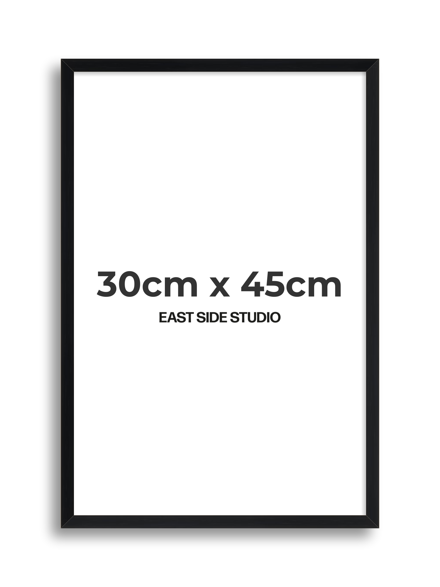 Black Grain 30cm x 45cm picture frame
