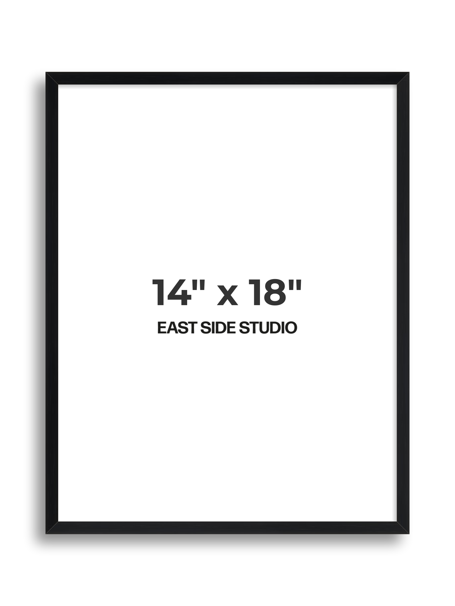 Black Grain 14" x 18" picture frame