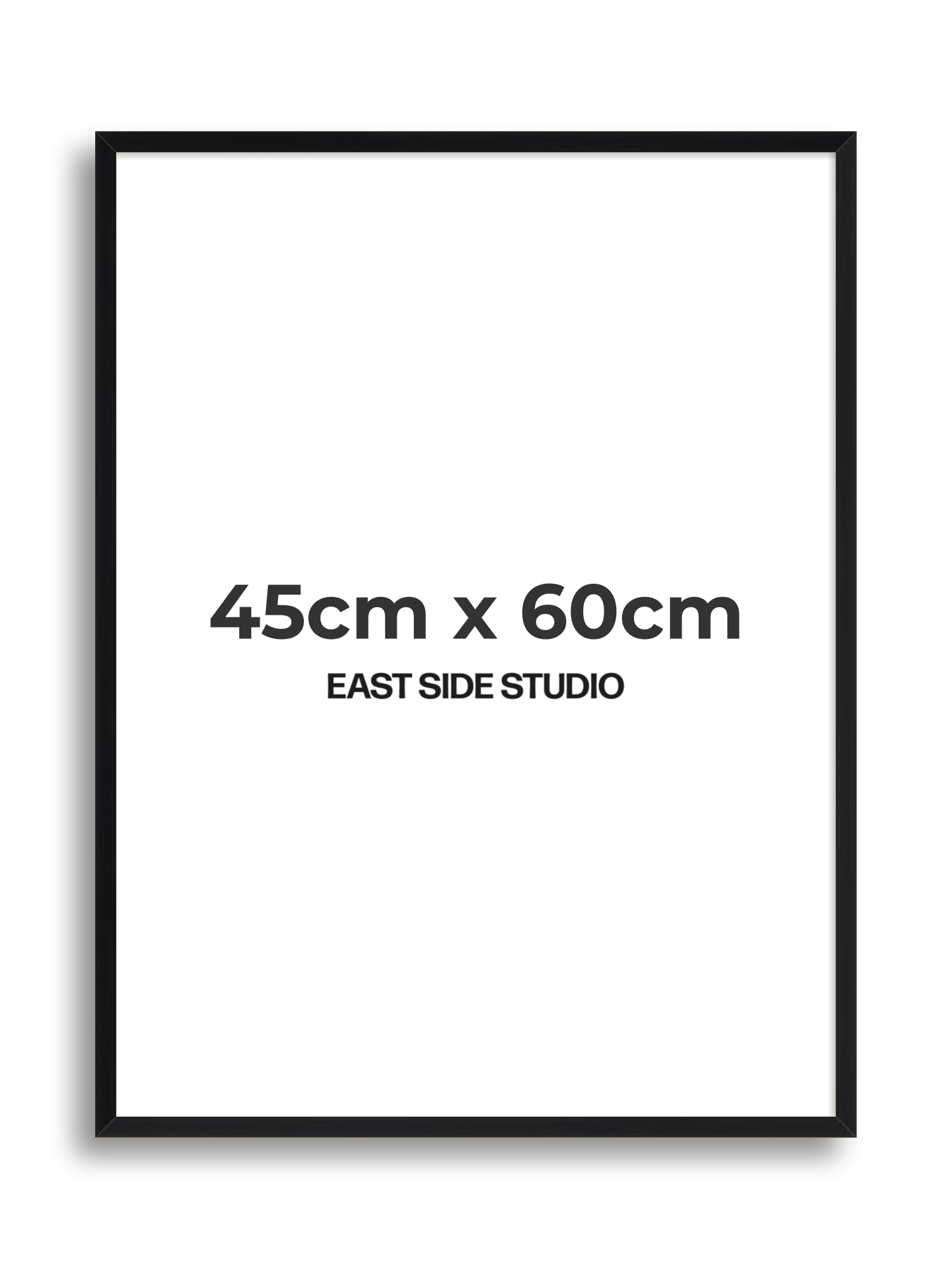 Black Grain 45cm x 60cm picture frame