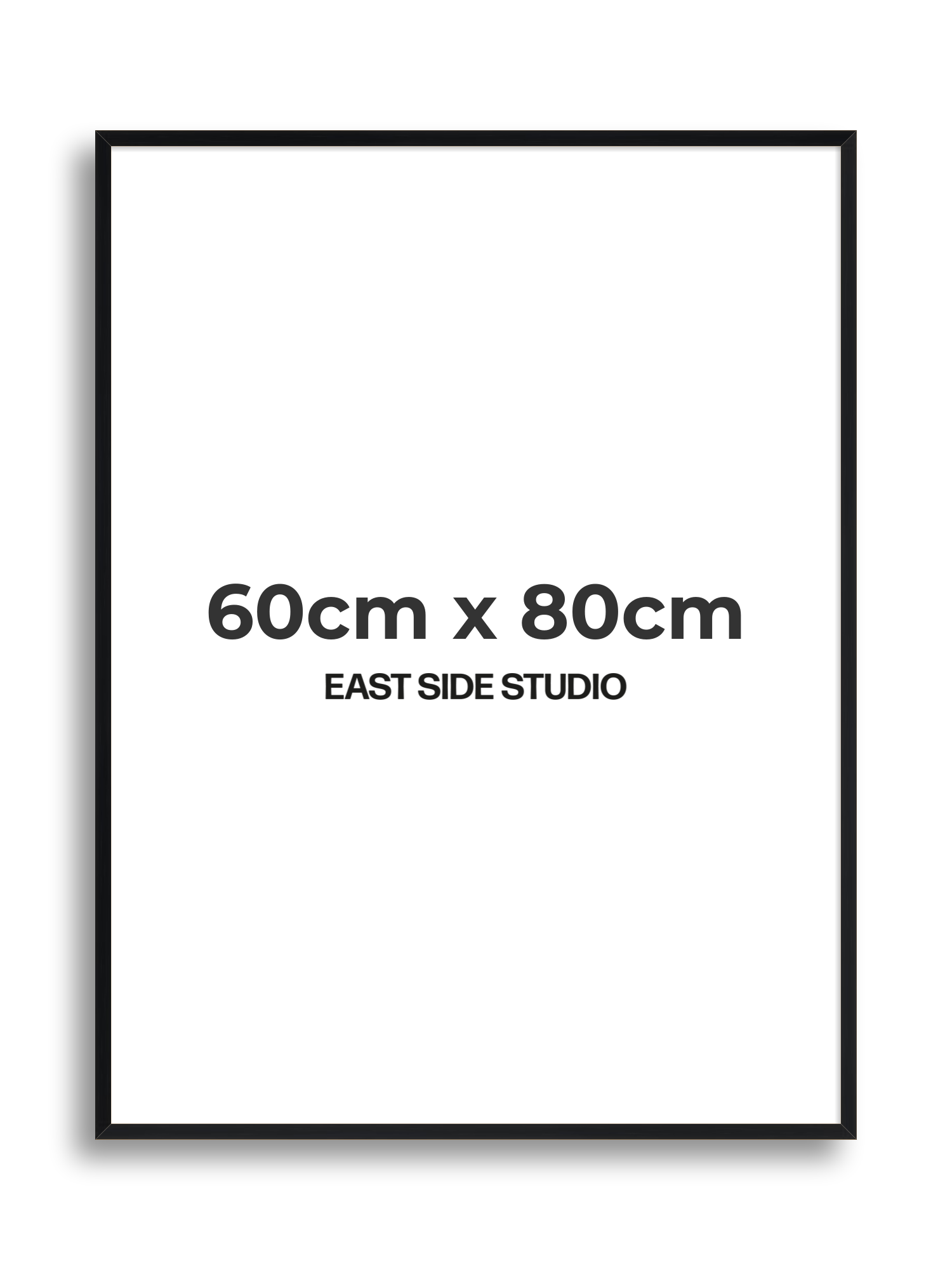 Black Grain 60cm x 80cm picture frame