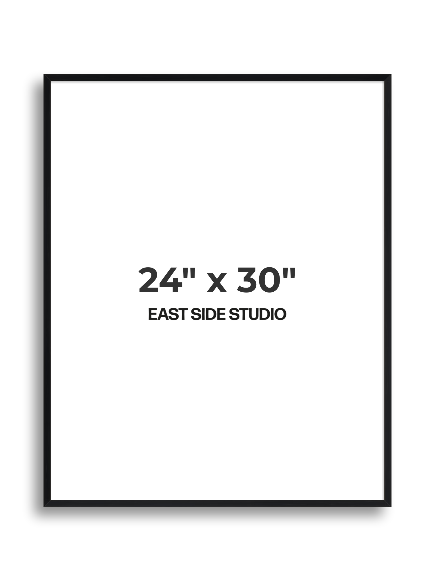 Black Grain 24" x 30" picture frame