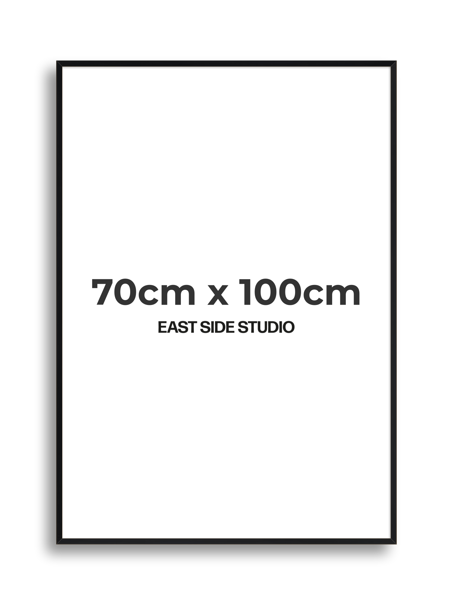 Black Grain 70cm x 100cm picture frame