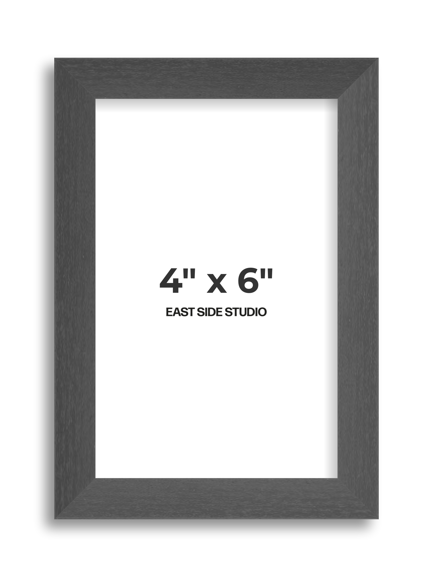 Slate Grey 4" x 6" picture frame