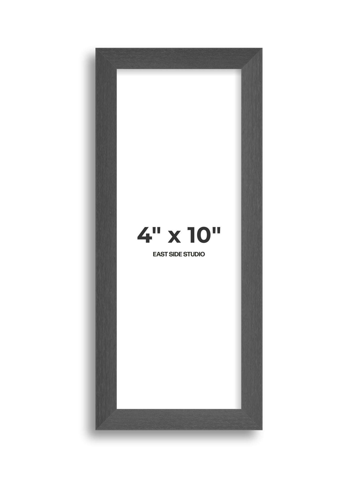 Slate Grey 4" x 10" picture frame