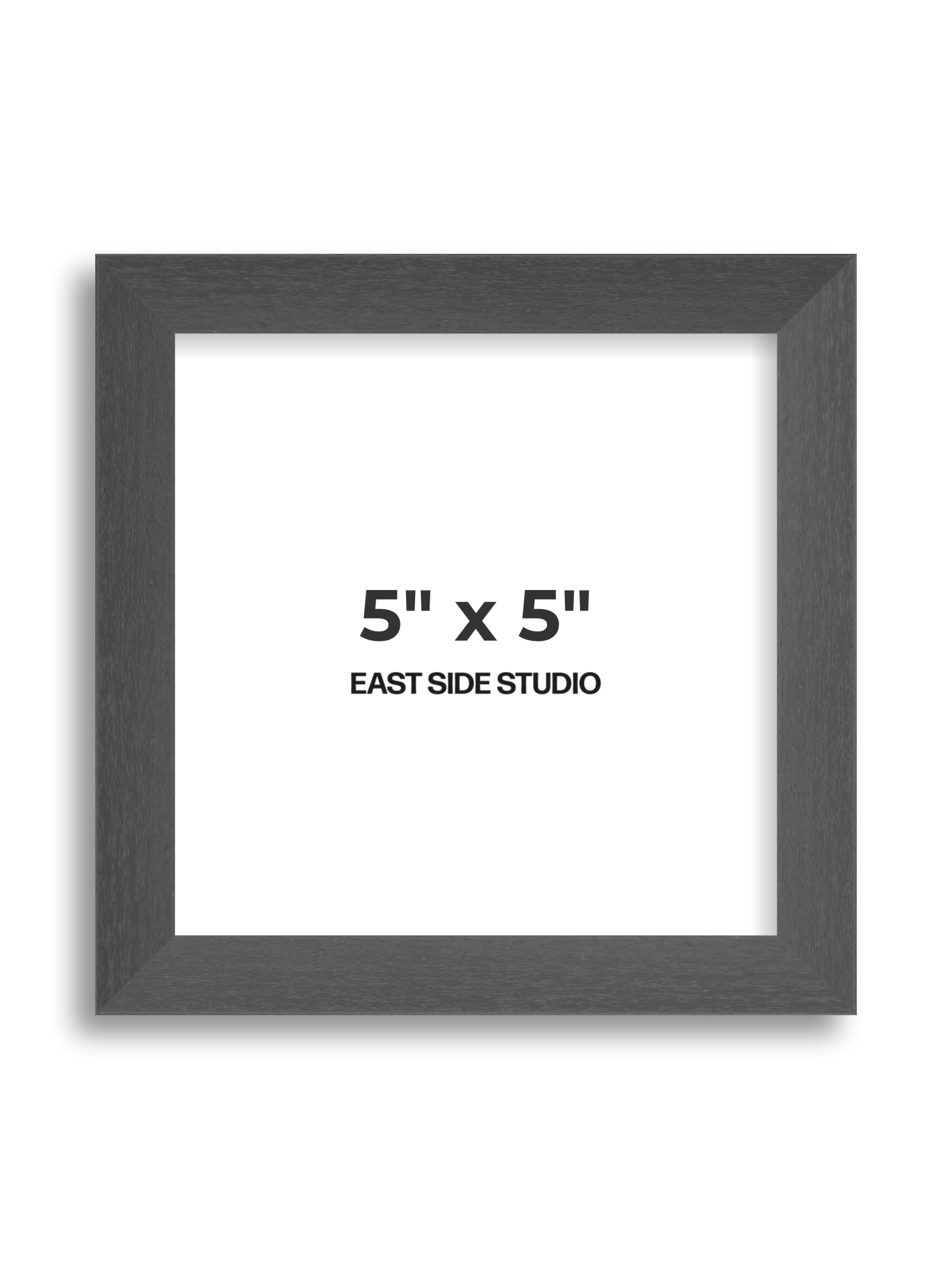 Slate Grey 5" x 5" picture frame