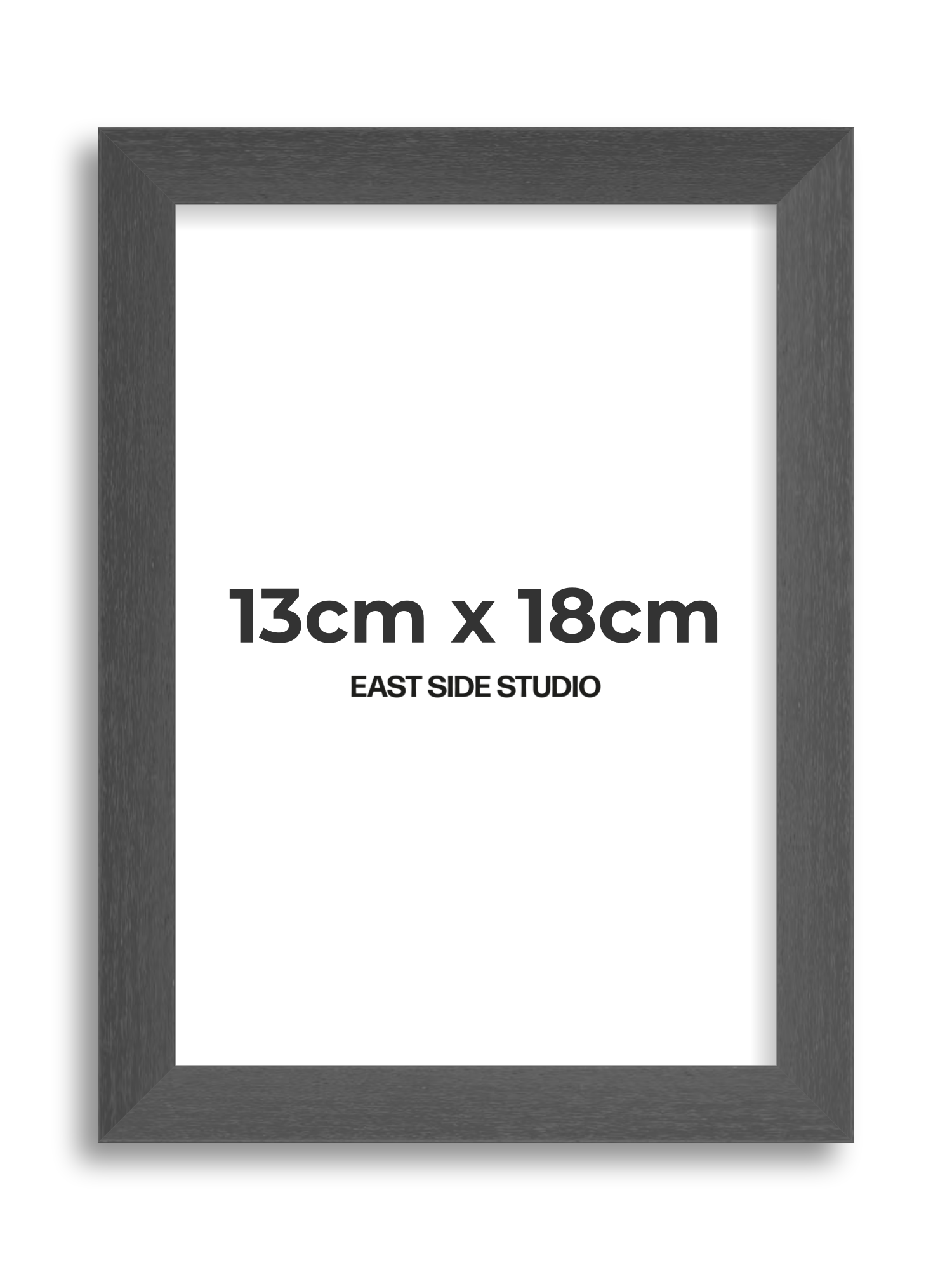 Slate Grey 13cm x 18cm picture frame