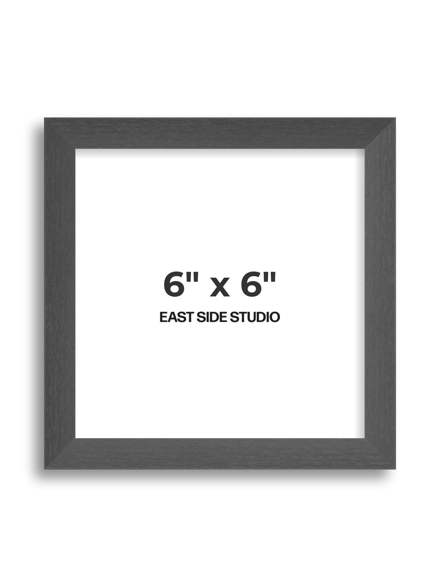 Slate Grey 6" x 6" picture frame