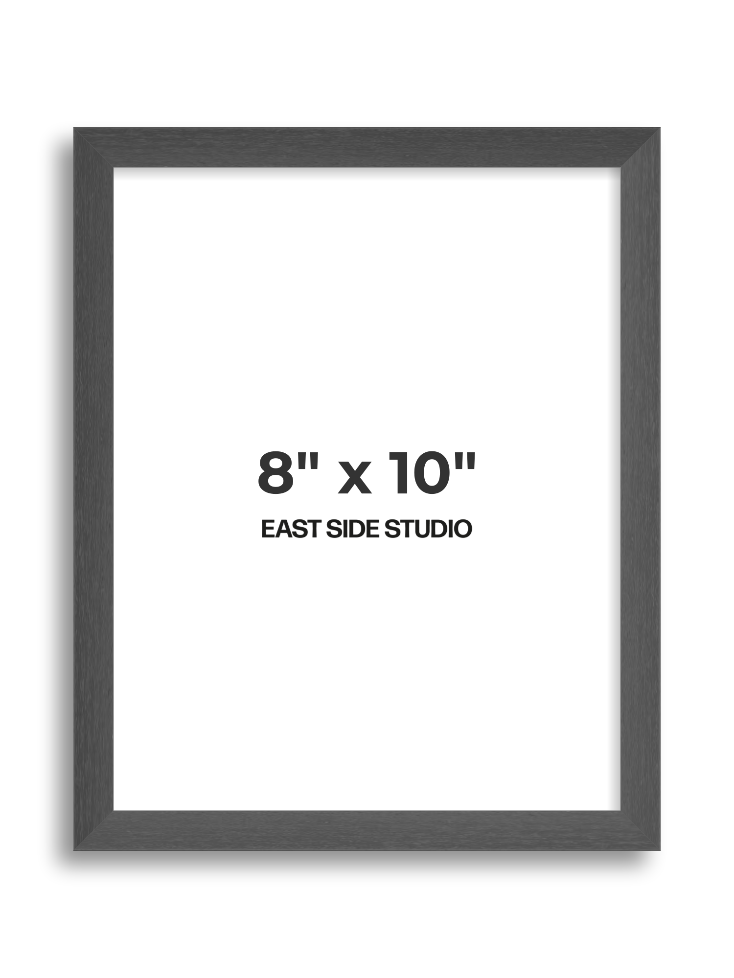 Slate Grey 8" x 10" picture frame