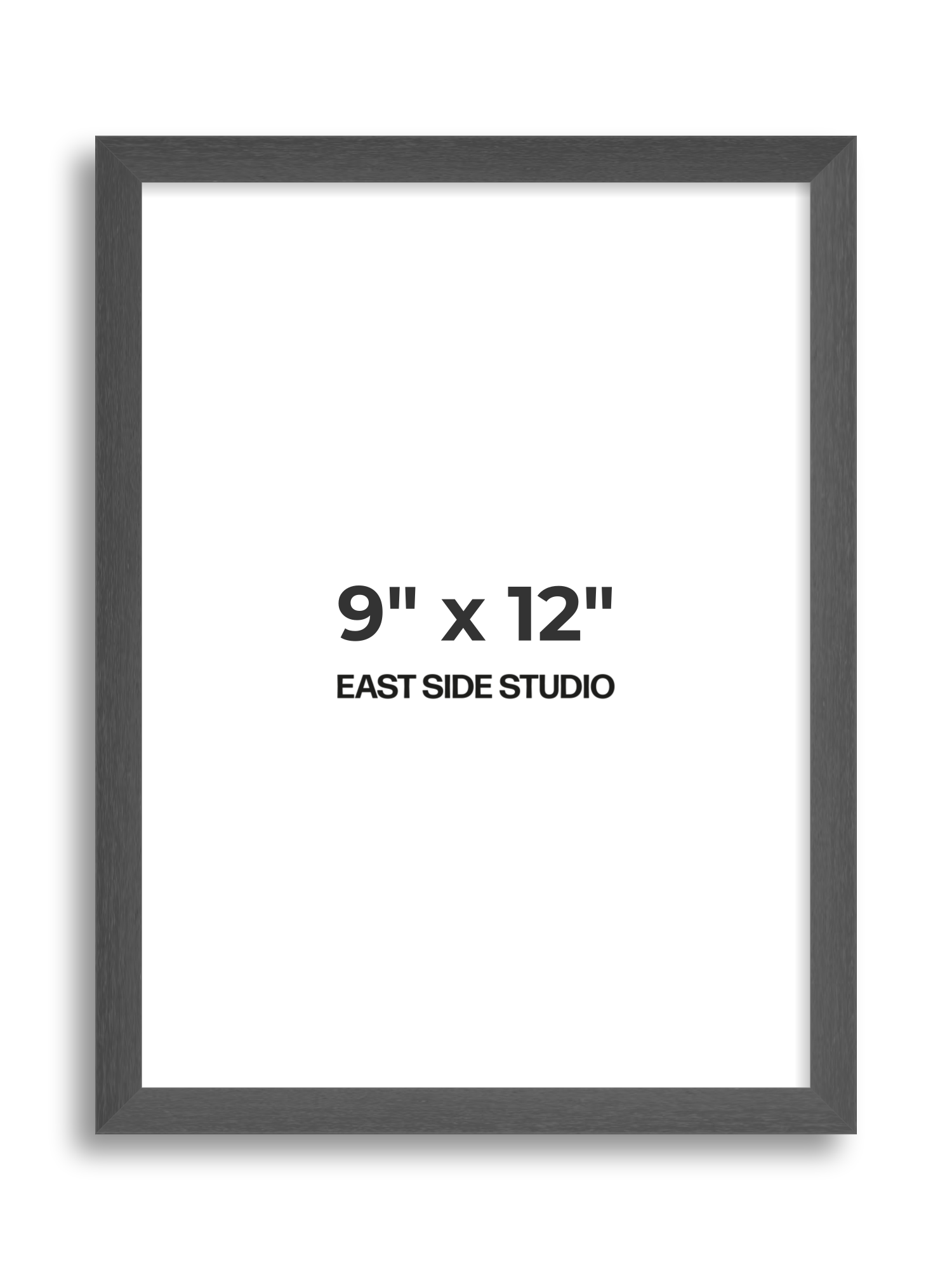Slate Grey 9" x 12" picture frame
