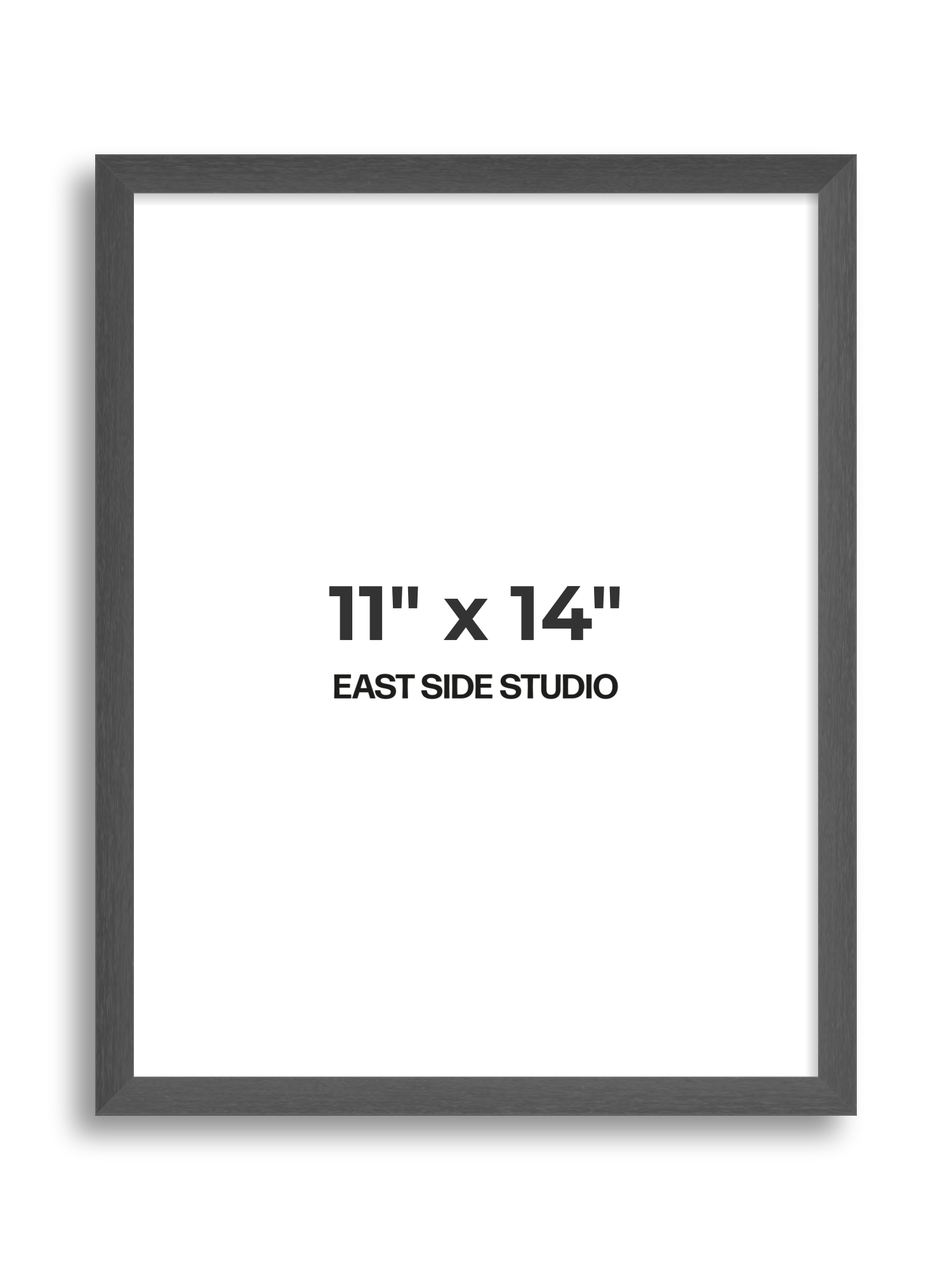 Slate Grey 11" x 14" picture frame