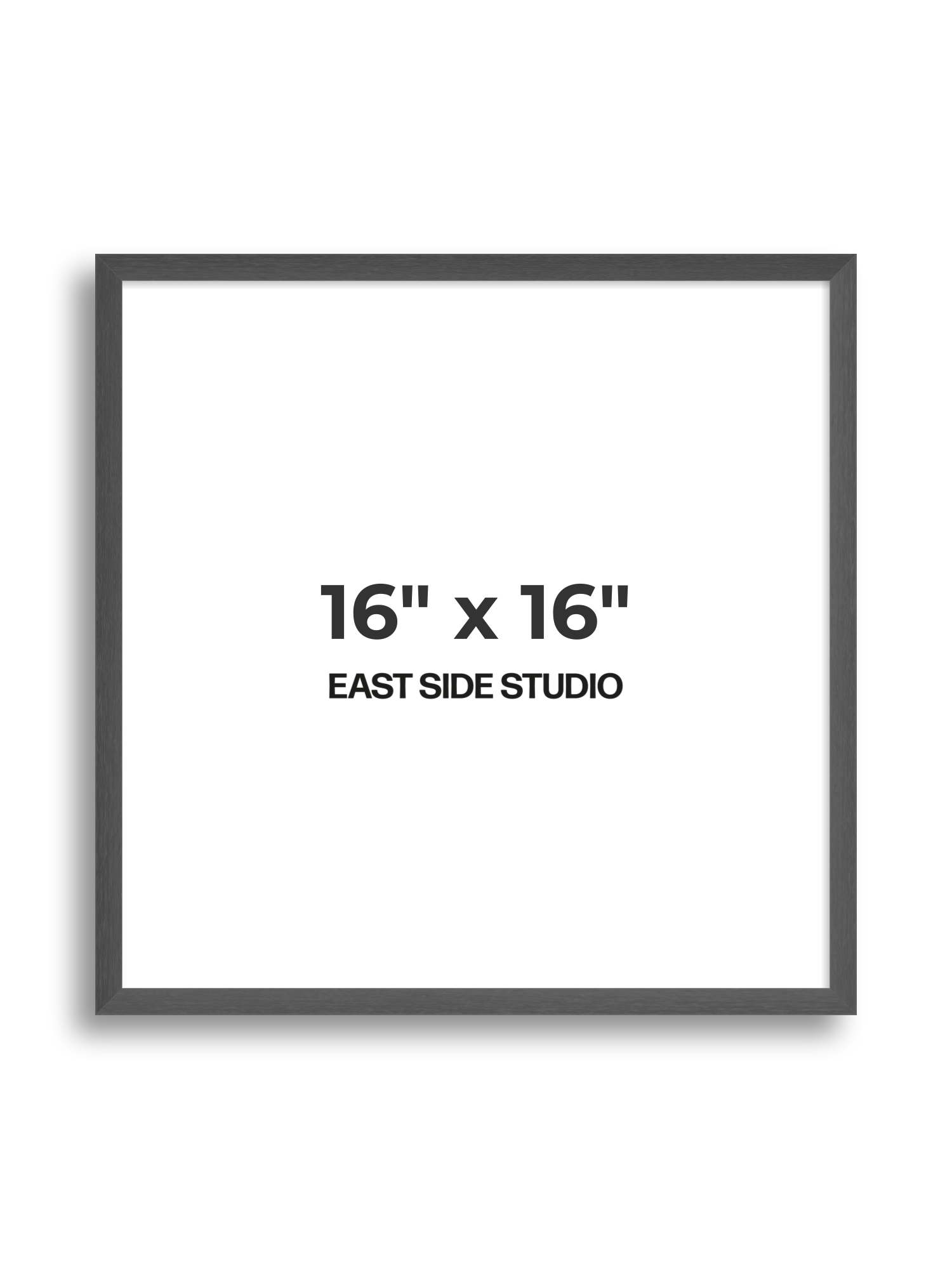Slate Grey 16" x 16" picture frame