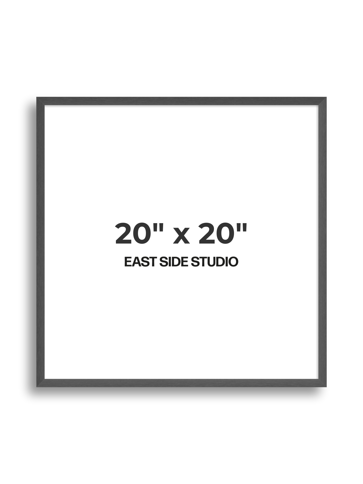 Slate Grey 20" x 20" picture frame