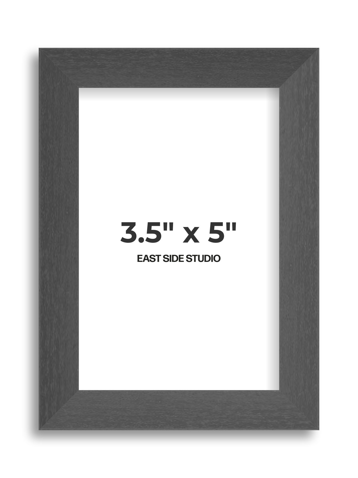 Slate Grey 3.5" x 5" picture frame