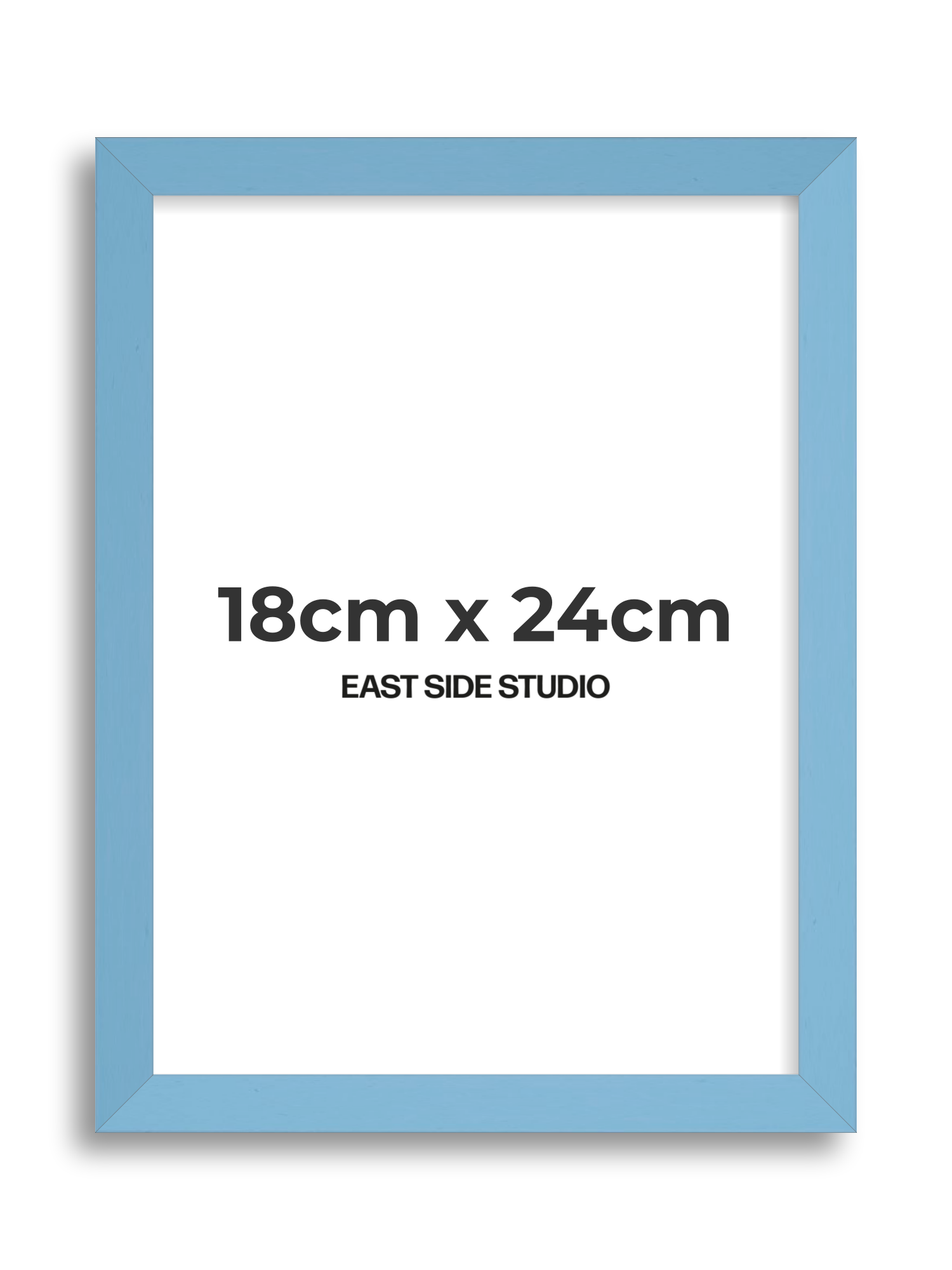 Sky Blue 18cm x 24cm picture frame