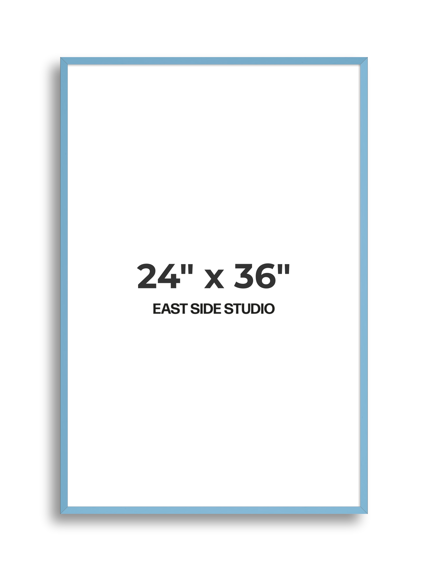 Sky Blue 24" x 36" picture frame
