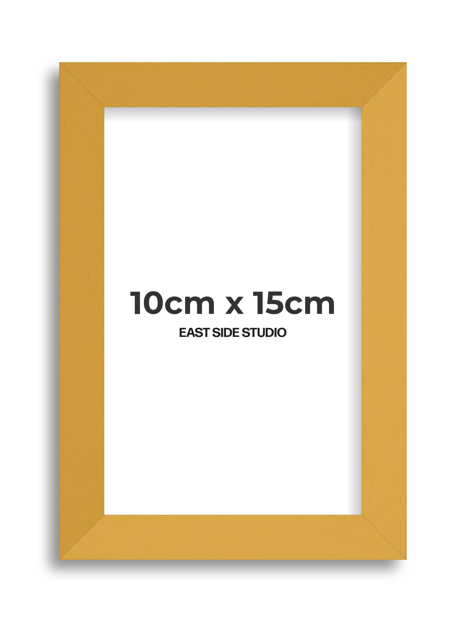 Mustard Yellow 10cm x 15cm picture frame