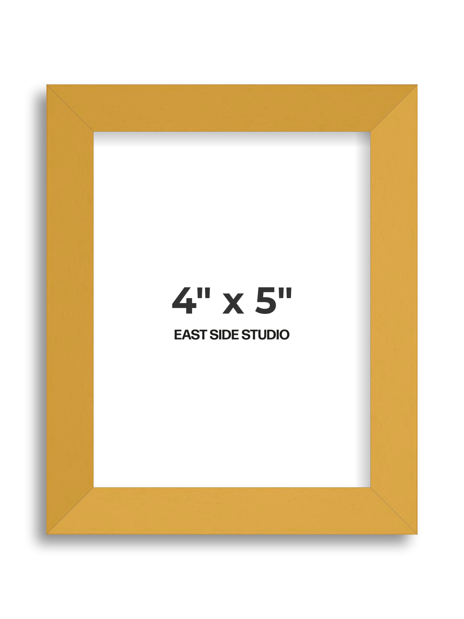 Mustard Yellow 4" x 5" picture frame