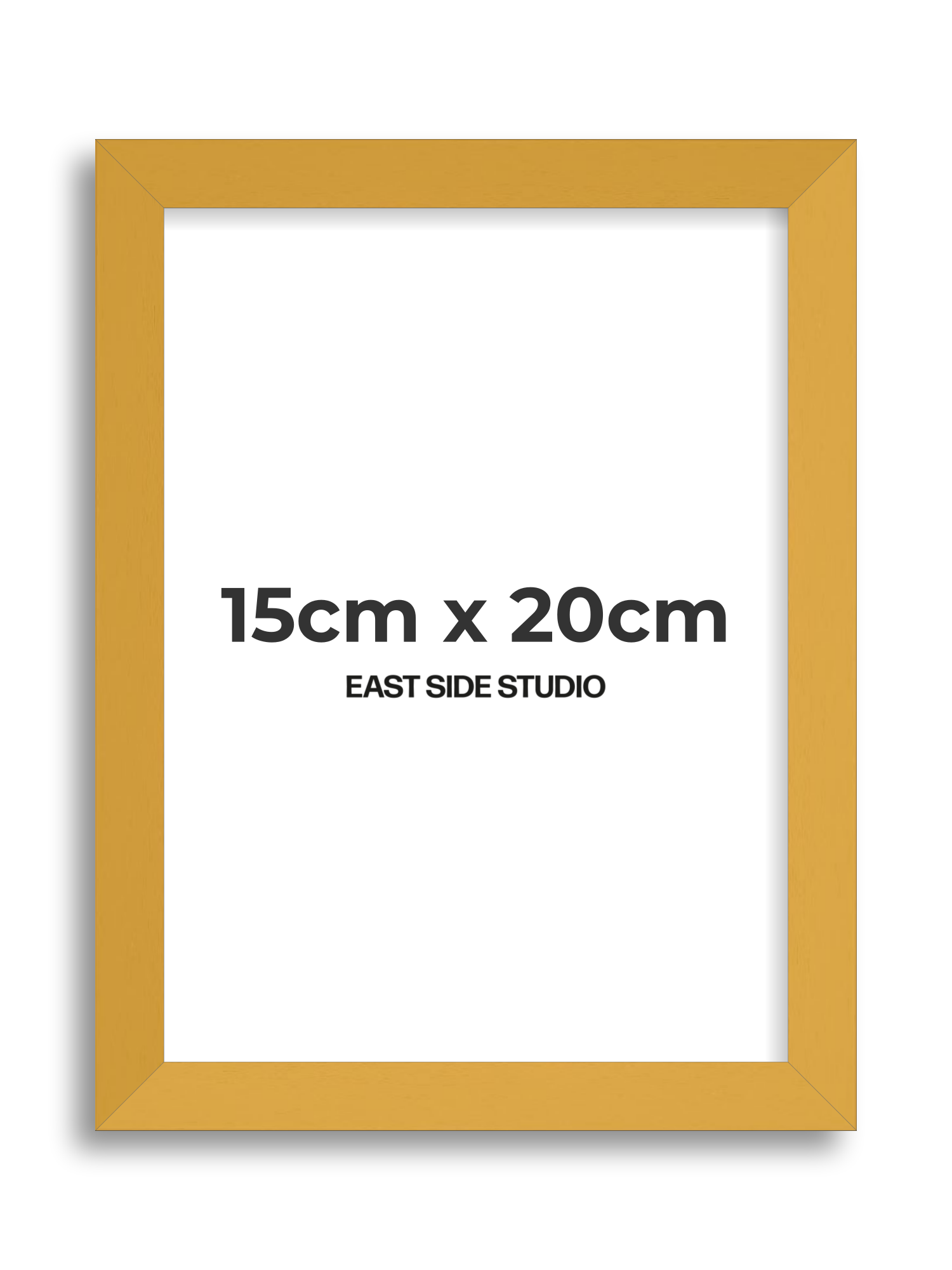 Mustard Yellow 15cm x 20cm picture frame