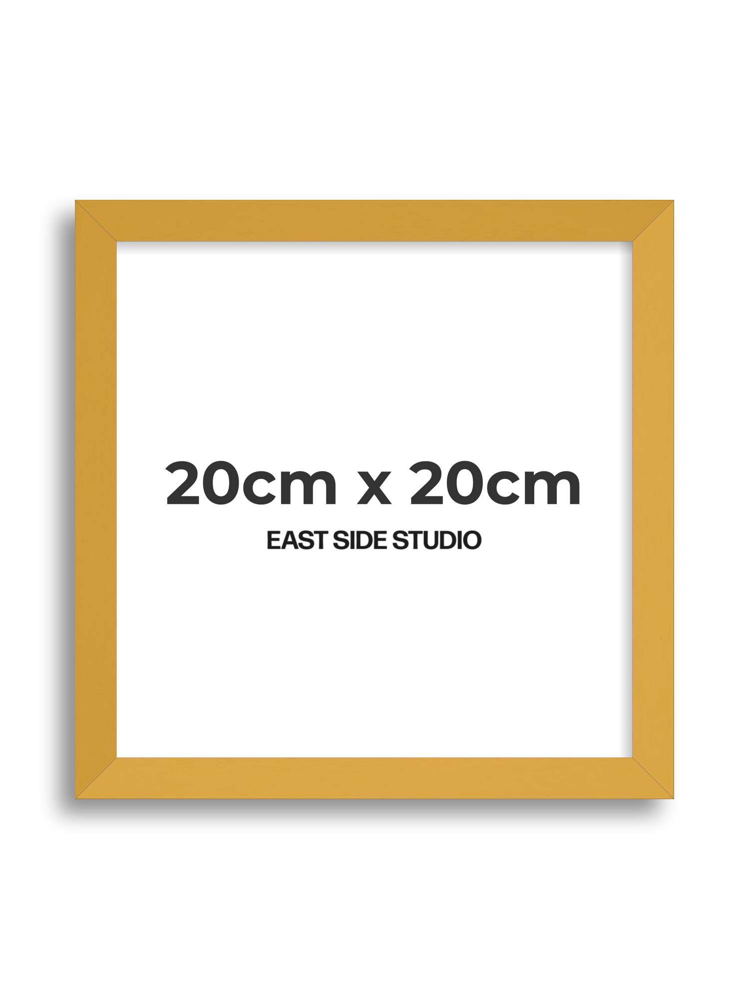 Mustard Yellow 20cm x 20cm picture frame