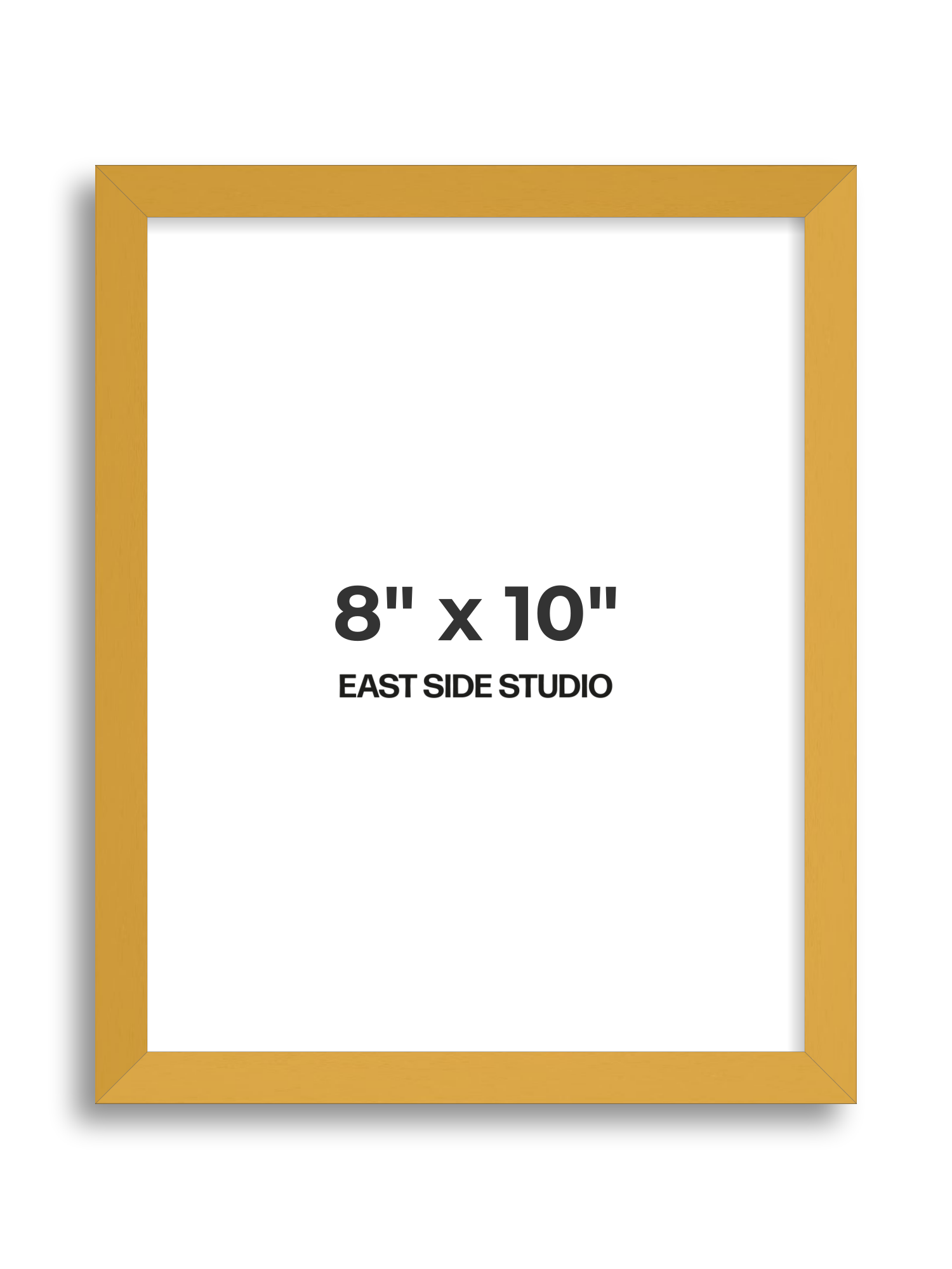 Mustard Yellow 8" x 10" picture frame