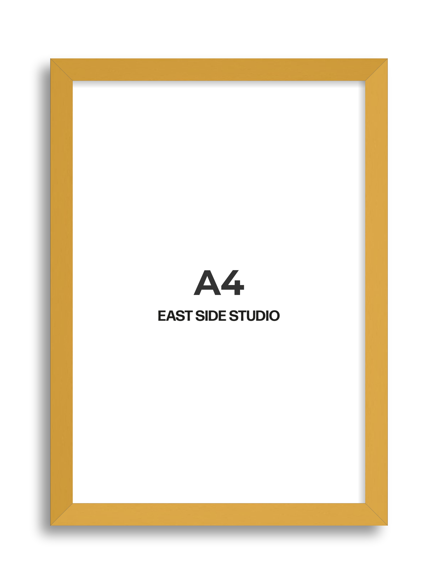 Mustard Yellow A4 picture frame