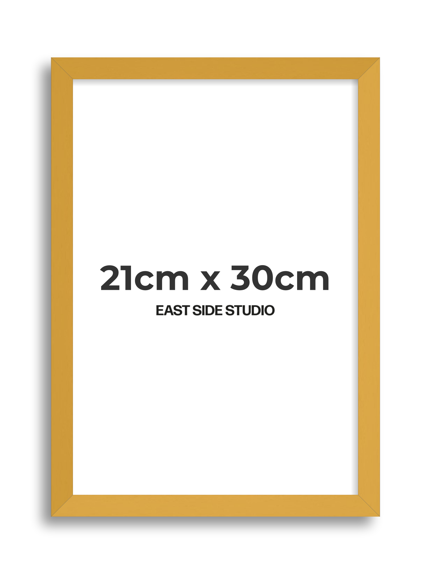 Mustard Yellow 21cm x 30cm picture frame