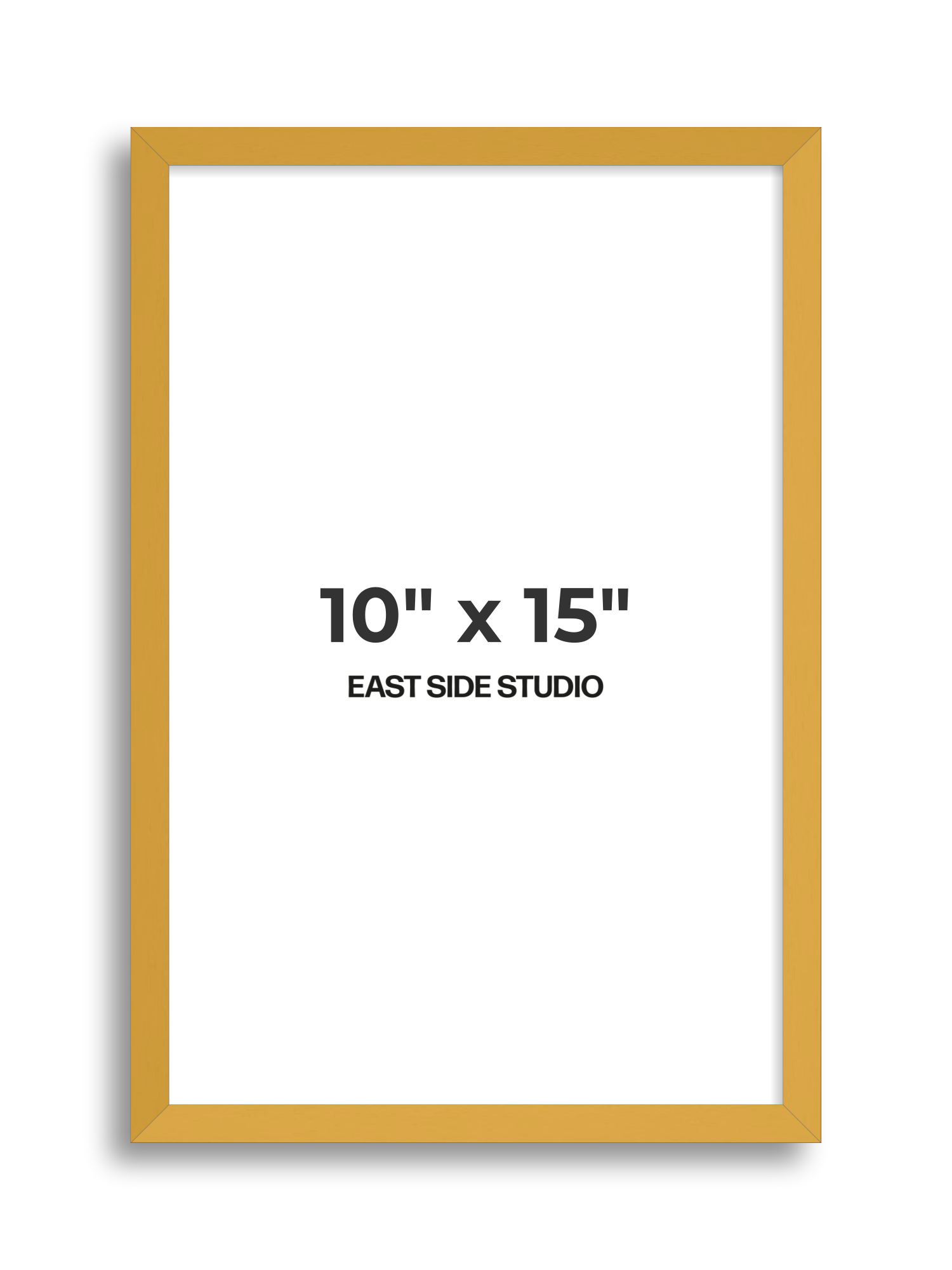 Mustard Yellow 10" x 15" picture frame