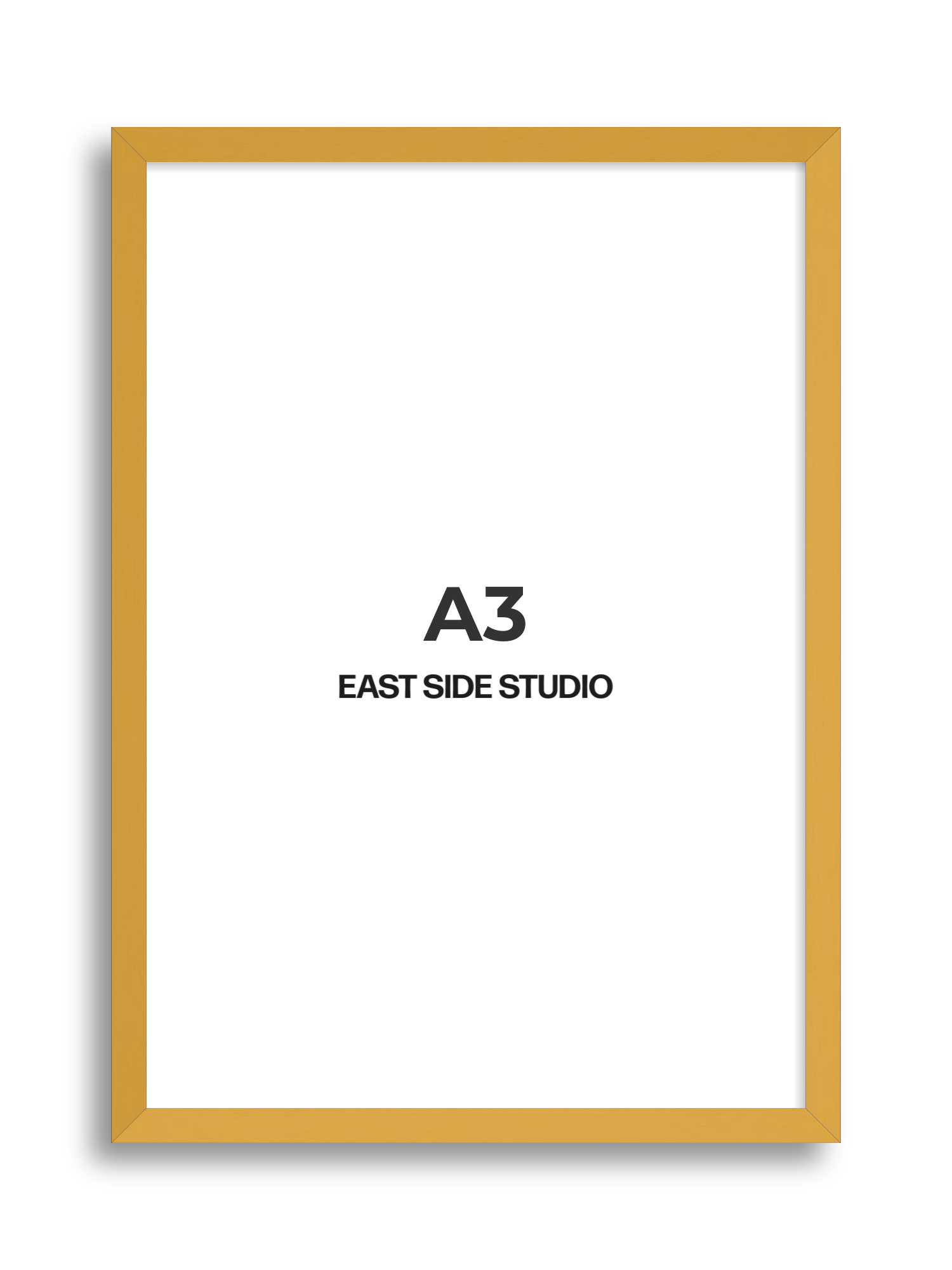 Mustard Yellow A3 picture frame