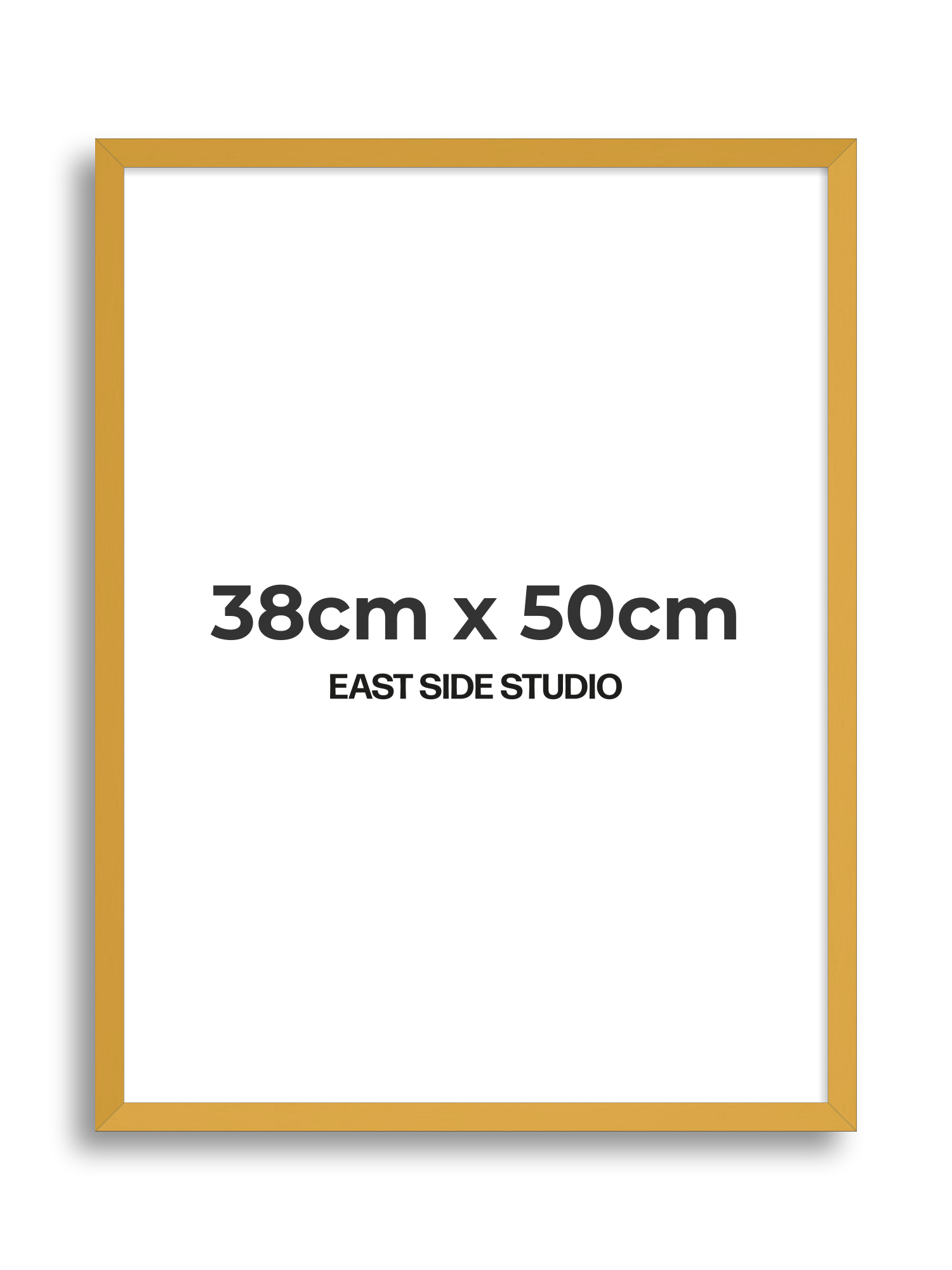 Mustard Yellow 38cm x 50cm picture frame