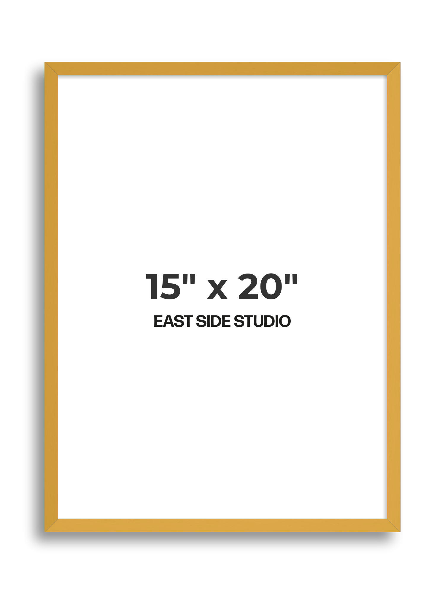 Mustard Yellow 15" x 20" picture frame